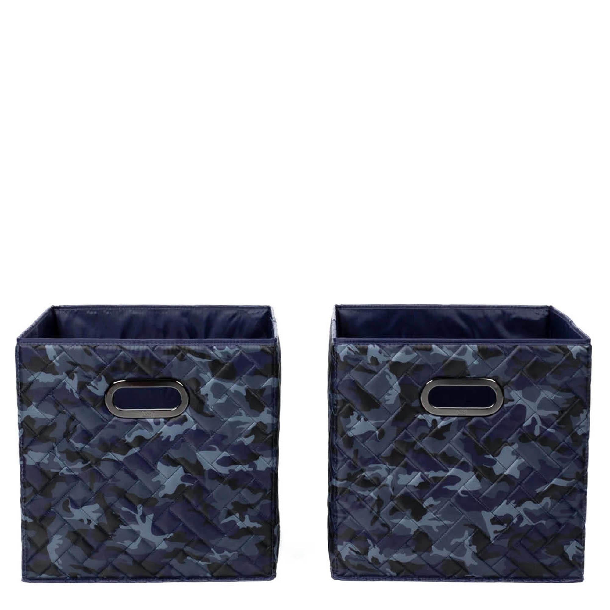 Cargo 2pc Collapsible Cube Bins - CAMO NAVY - Cargo2pkCollapsibleStorageCube_CamoNavy_04