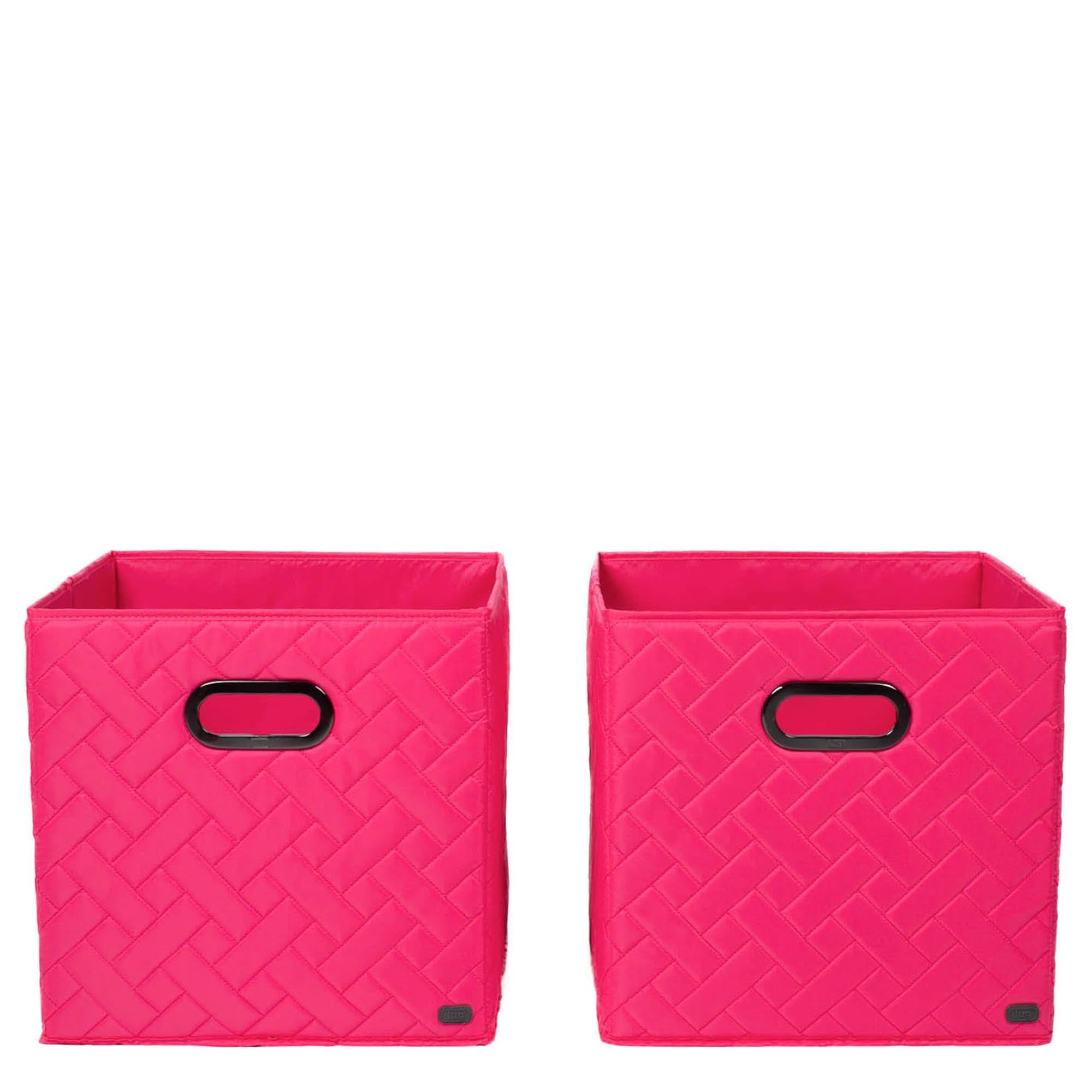 Cargo 2pc Collapsible Cube Bins - MAGENTA - Cargo2pkCollapsibleStorageCube_Magenta_01