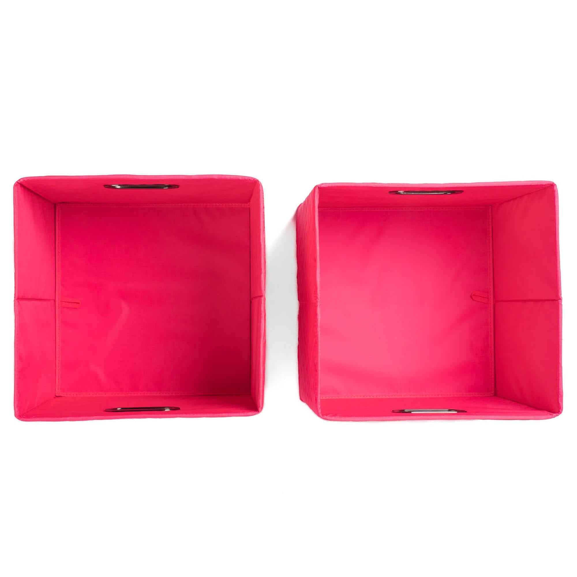 Cargo 2pc Collapsible Cube Bins - MAGENTA - Cargo2pkCollapsibleStorageCube_Magenta_05