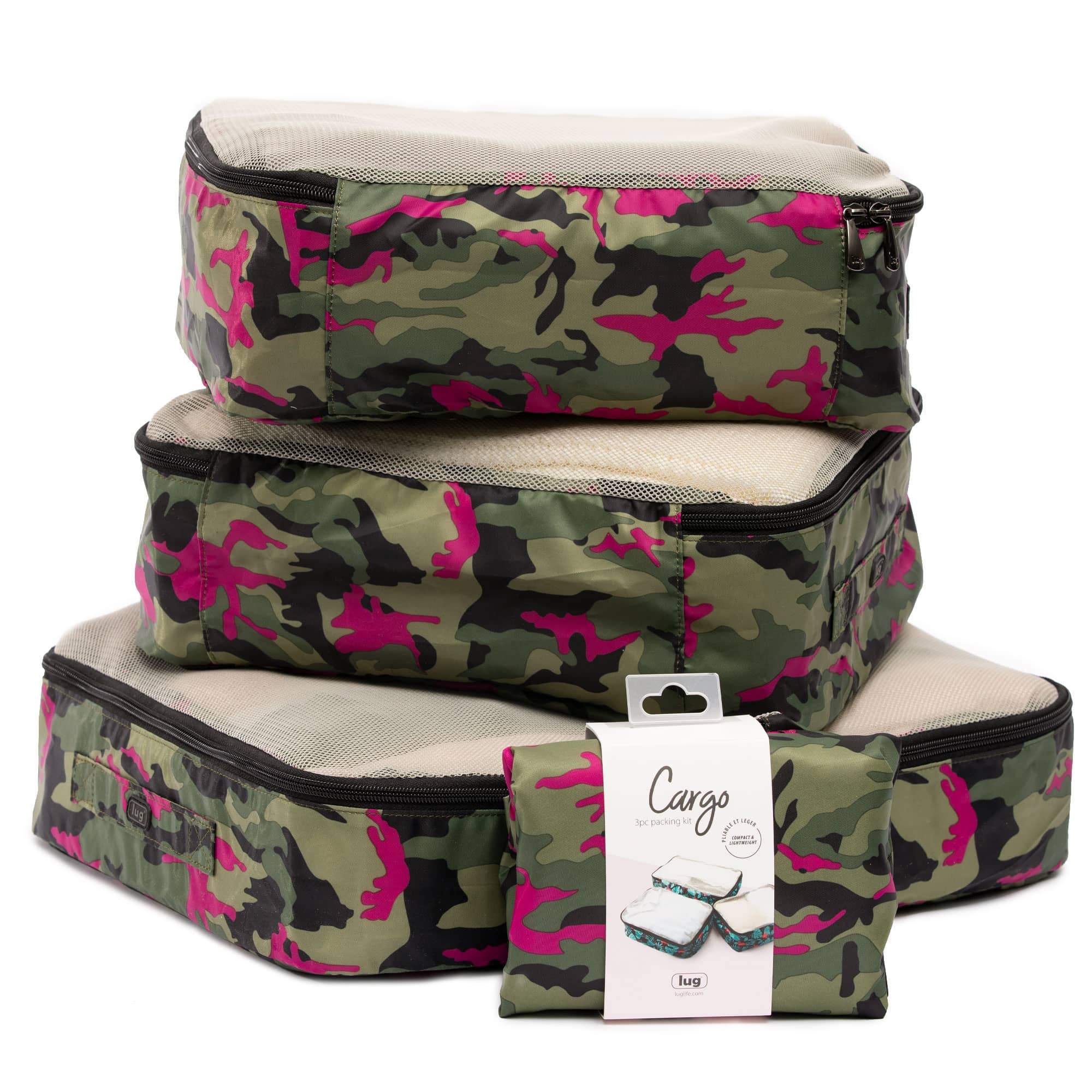 Cargo 3pc Packing Cubes - CAMO ORCHID - Cargo3_CamoOrchid_06