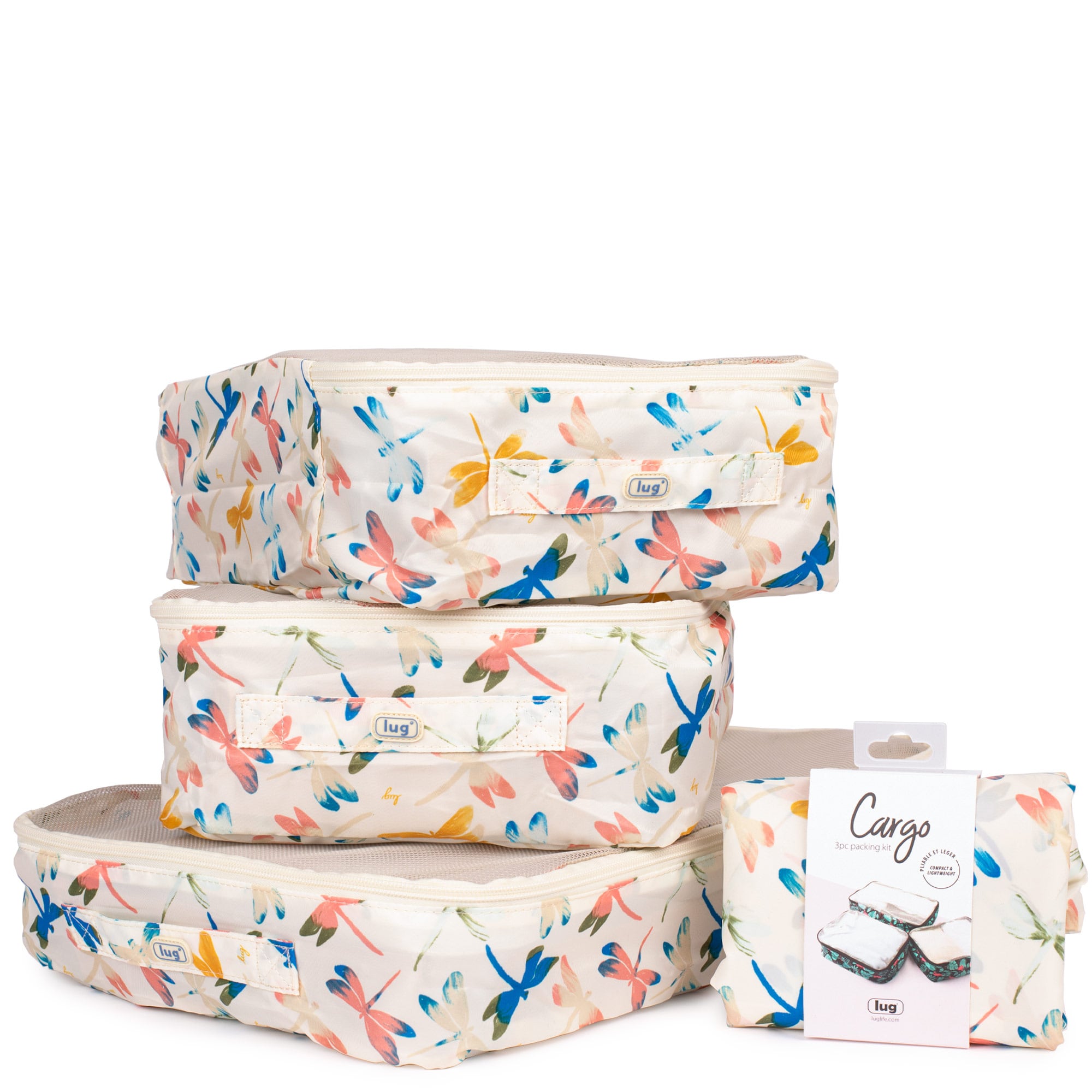 Cargo 3pc Packing Cubes - DRAGONFLY MULTI - Cargo3_DragonflyMulti_06