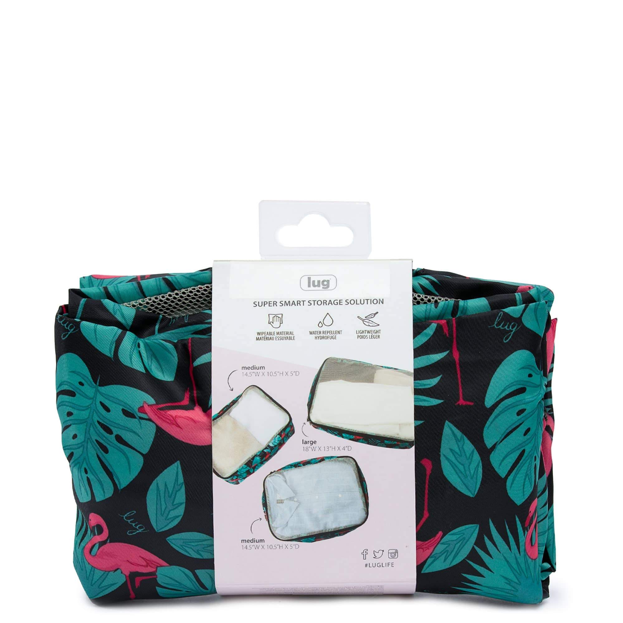 Cargo 3pc Packing Cubes - FLAMINGO BLACK - Cargo3_FlamingoBlack_01