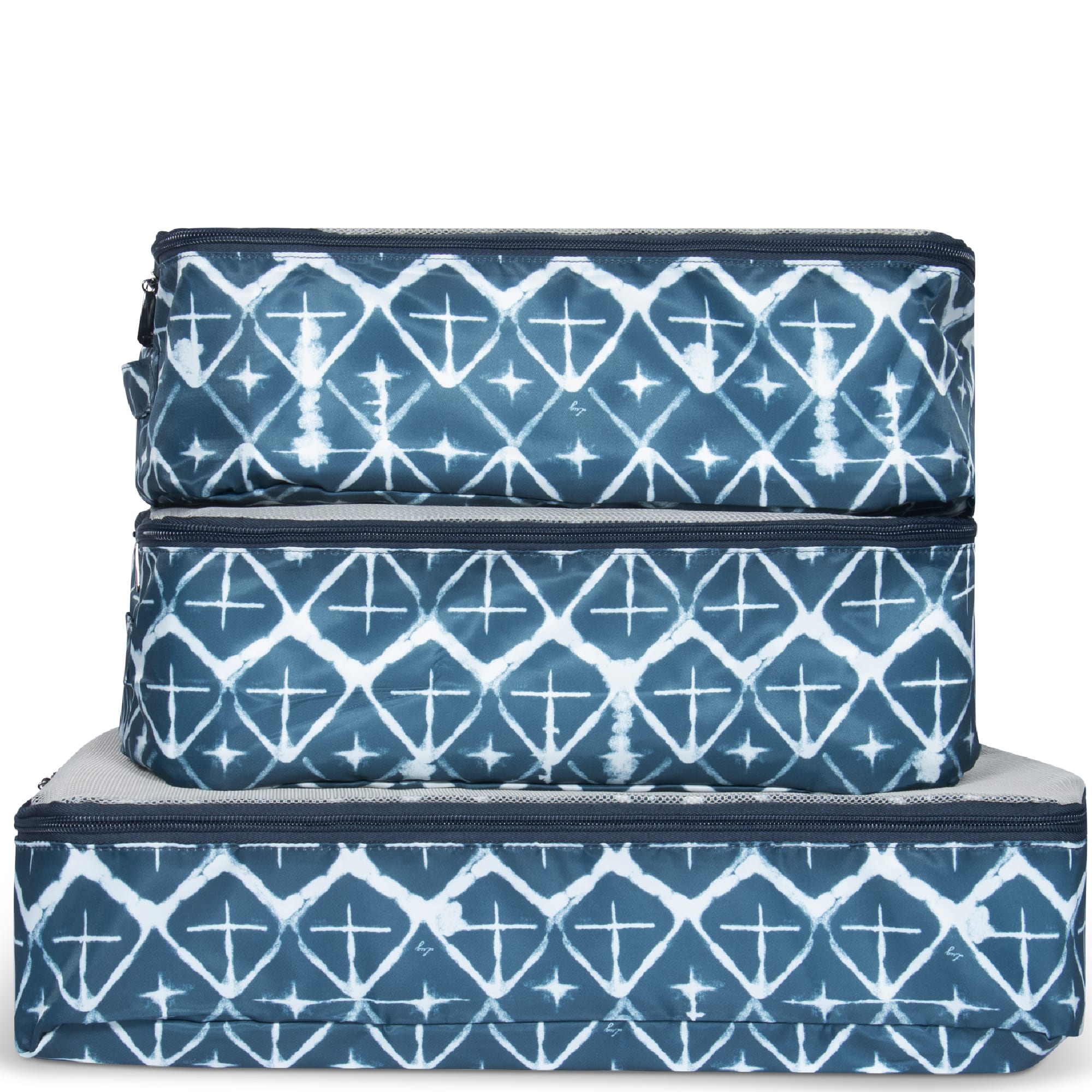 Cargo 3pc Packing Cubes - DIAMOND NAVY - Cargo3pc_DiamondNavy_02