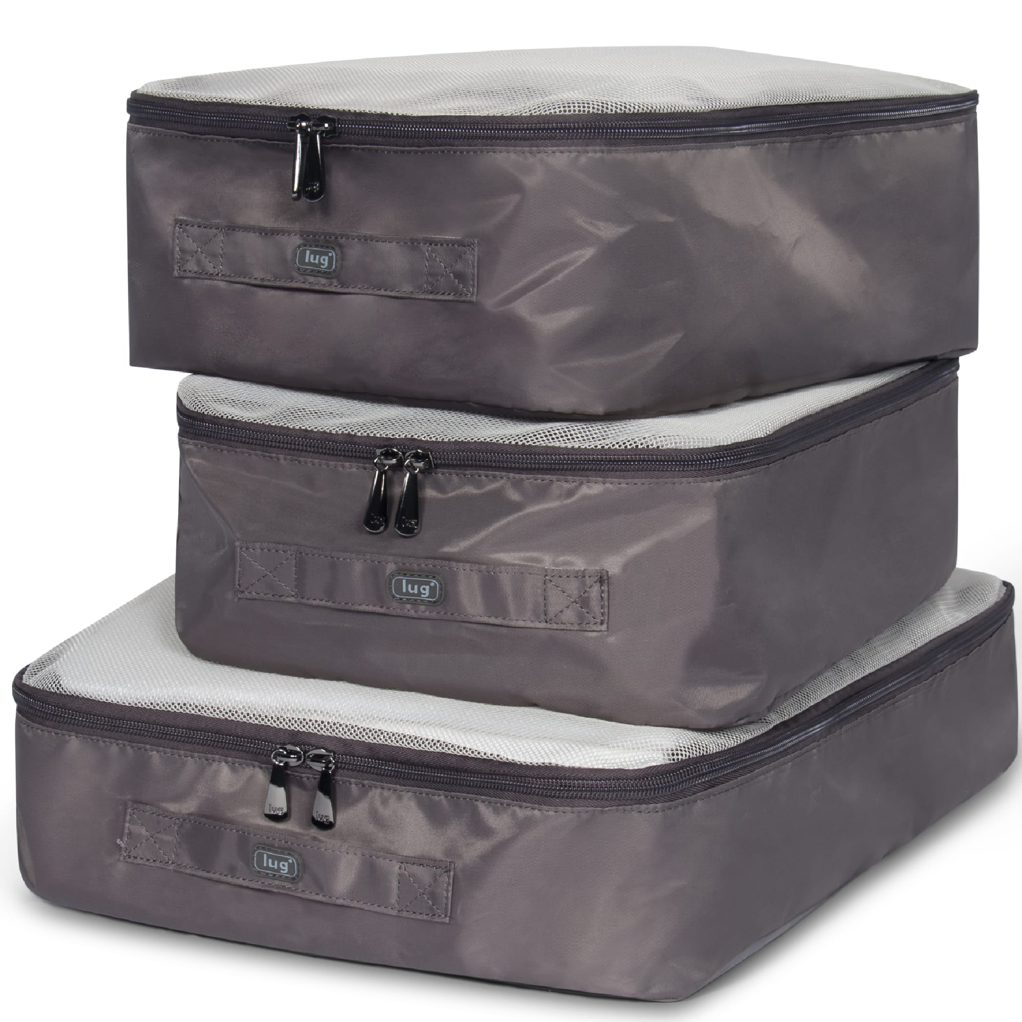 Cargo 3pc Packing Cubes - GUNMETAL GREY - Cargo3pc_GunmetalGrey_01