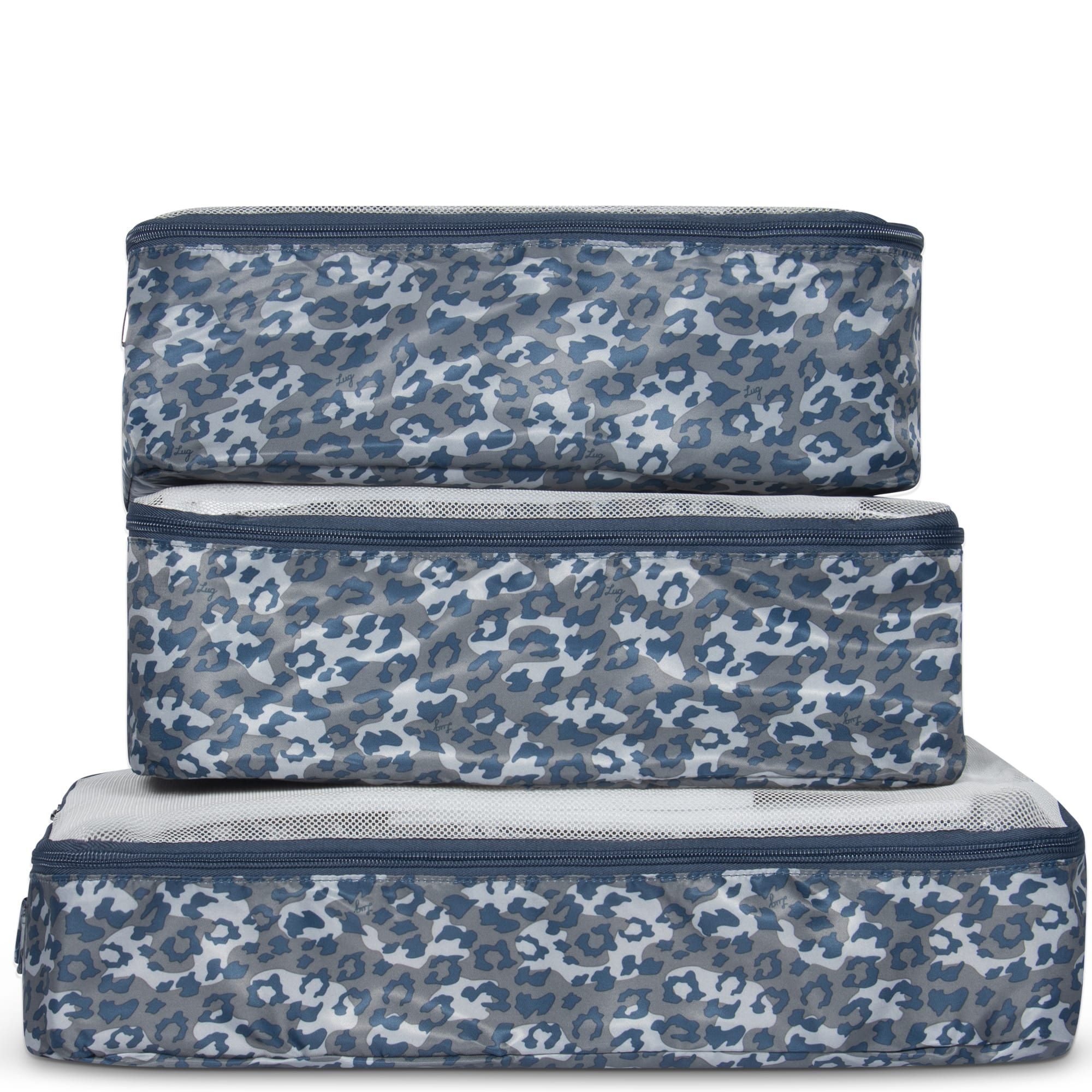 Cargo 3pc Packing Cubes - LEOPARD NAVY - Cargo3pc_LeopardNavy_02