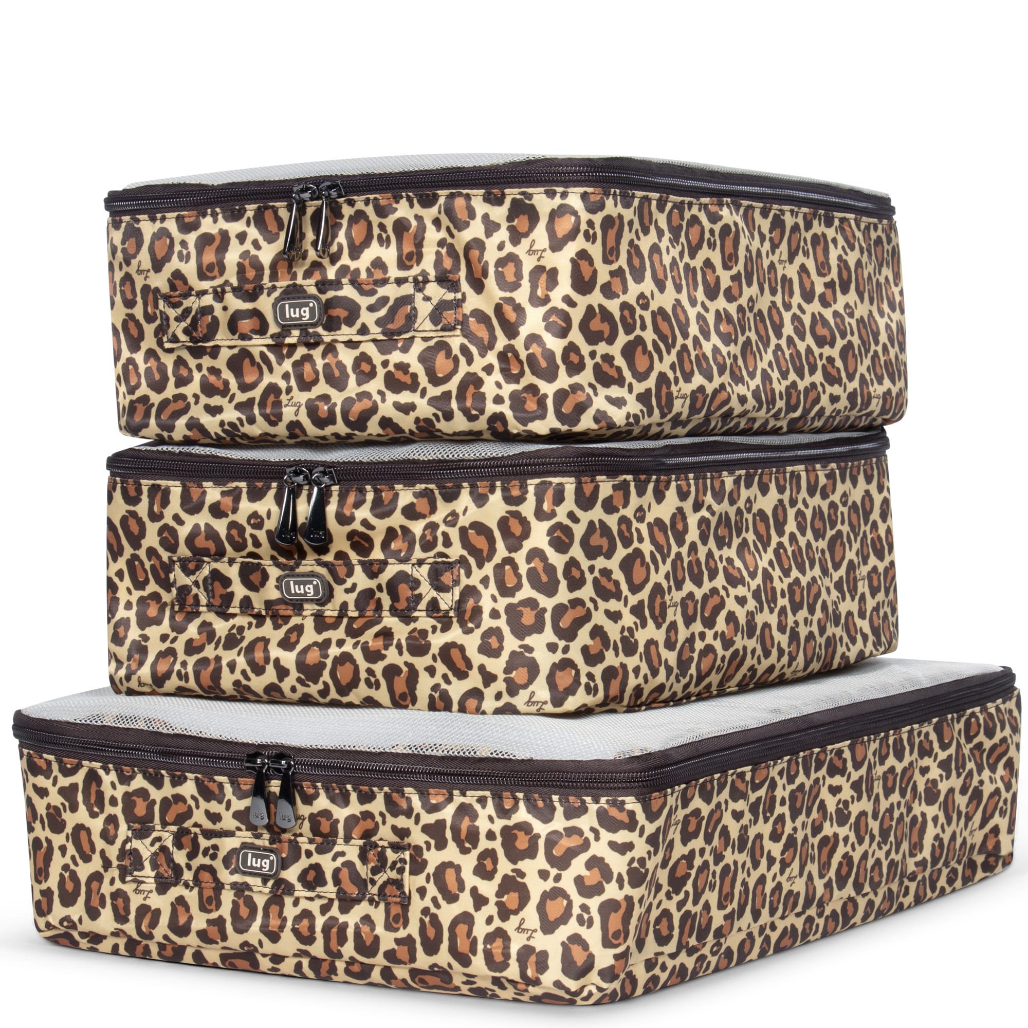 Cargo 3pc Packing Cubes - LEOPARD BROWN - Cargo3pc_LeopardVrown_01
