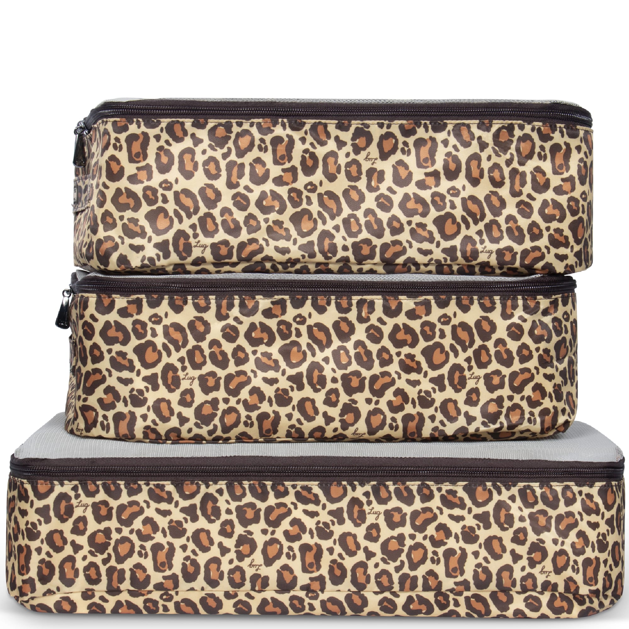 Cargo 3pc Packing Cubes - LEOPARD BROWN - Cargo3pc_LeopardVrown_02