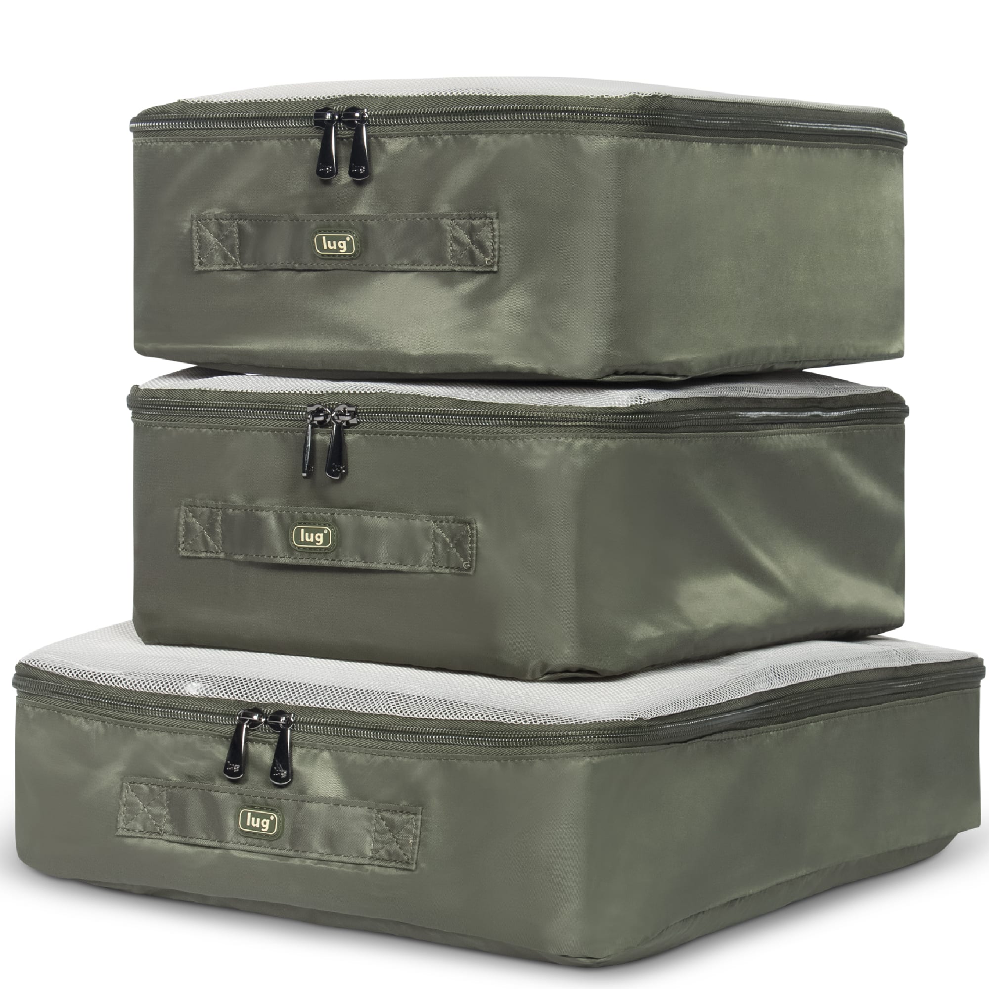 Cargo 3pc Packing Cubes - OLIVE GREEN - Cargo3pc_OliveGreen_01