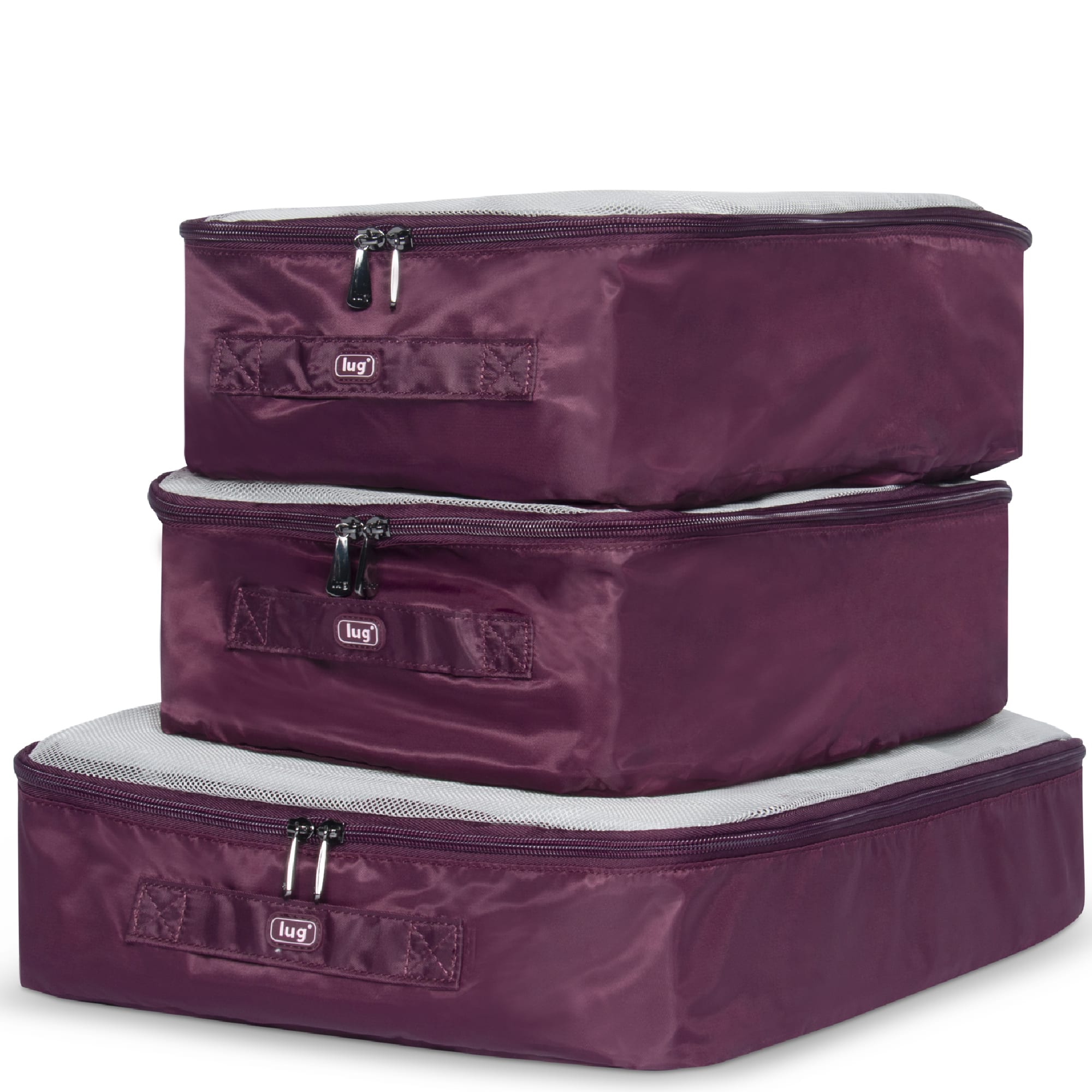 Cargo 3pc Packing Cubes - WINE RED - Cargo3pc_WineRed_01