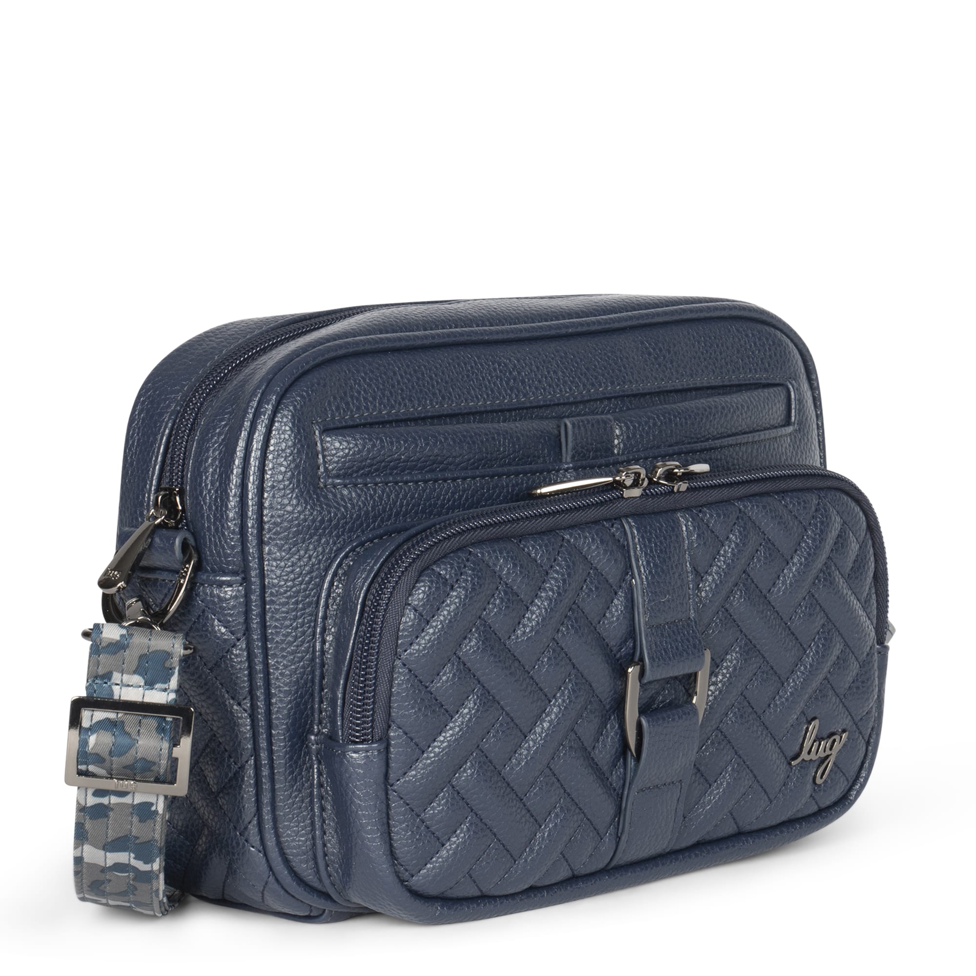 Carousel Classic VL Crossbody Bag - NAVY BLUE - CarouselVL_NavyBlue_02