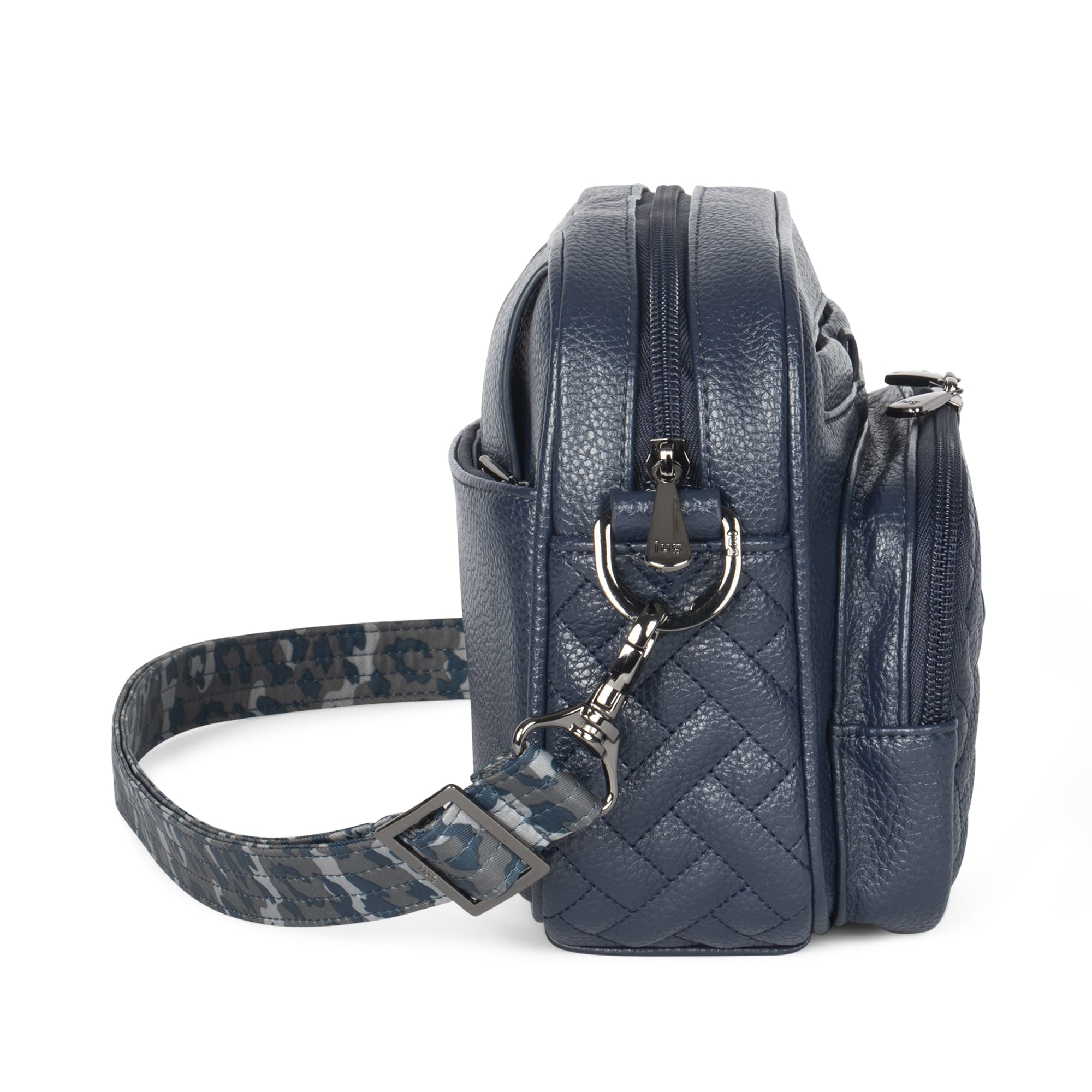 Carousel Classic VL Crossbody Bag - NAVY BLUE - CarouselVL_NavyBlue_03