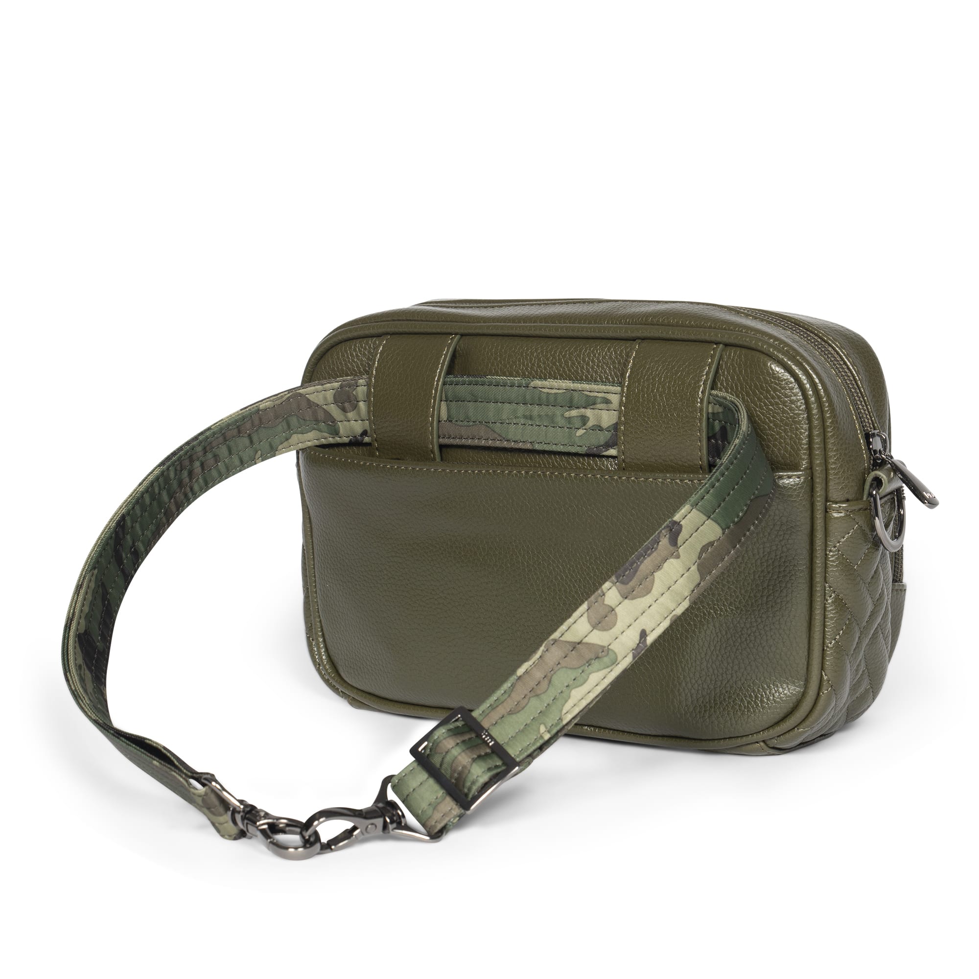 Carousel Classic VL Crossbody Bag - OLIVE GREEN - CarouselVL_OliveGreen_02_2