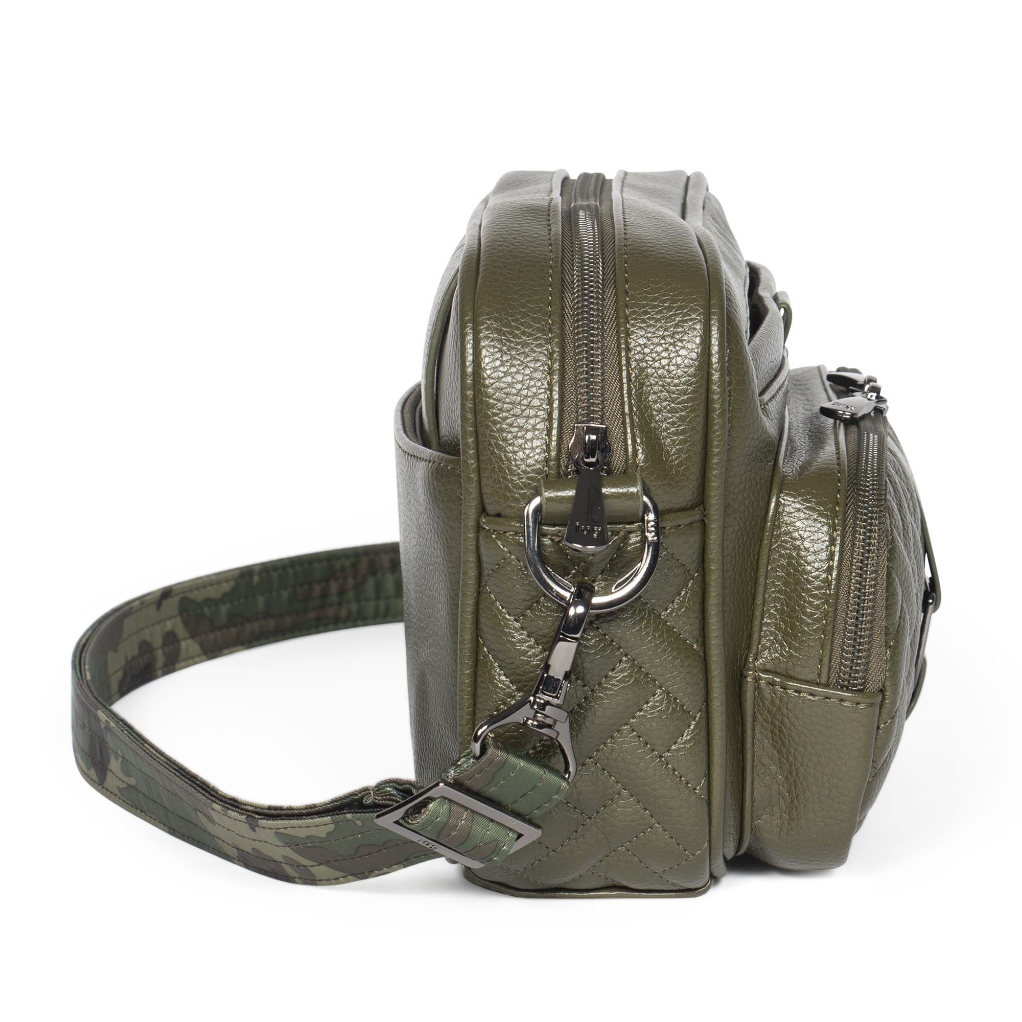Carousel Classic VL Crossbody Bag - OLIVE GREEN - CarouselVL_OliveGreen_03