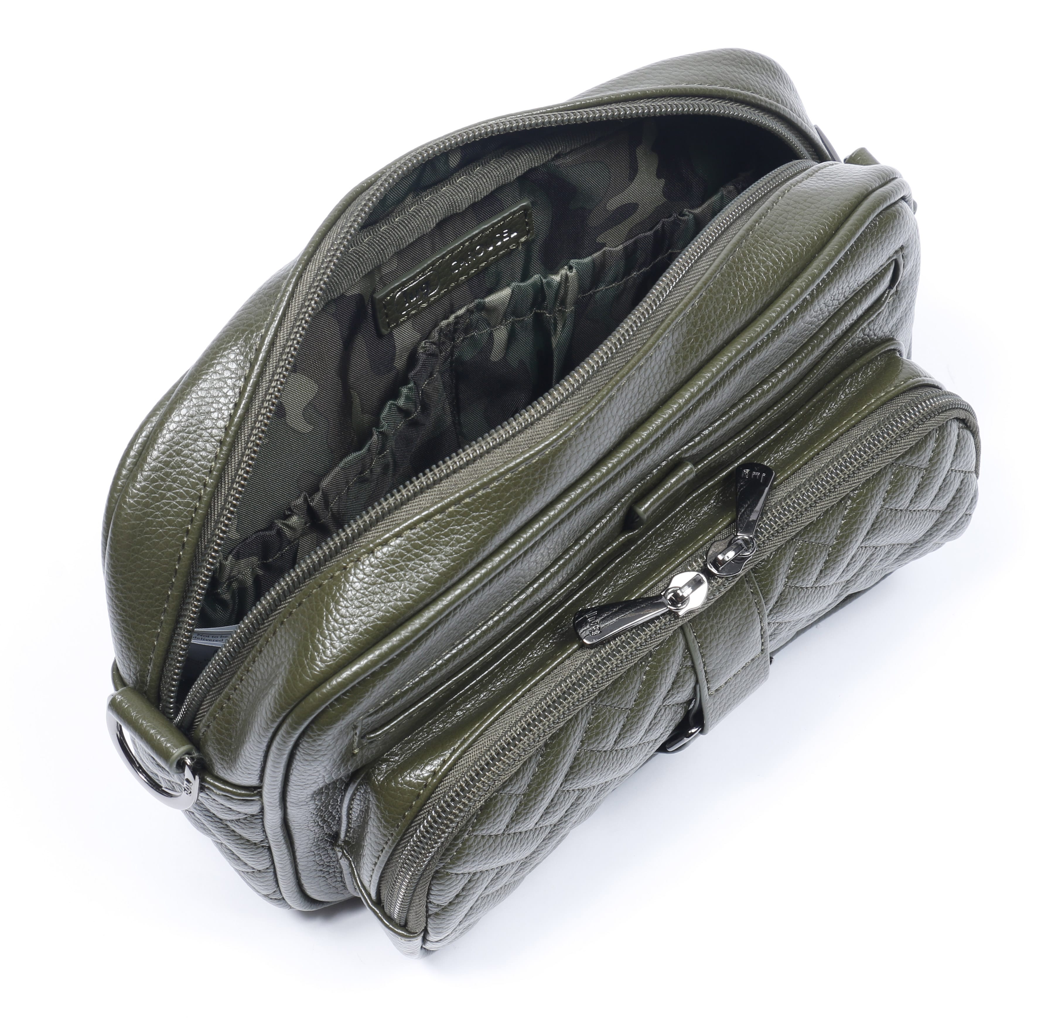 Carousel Classic VL Crossbody Bag - OLIVE GREEN - CarouselVL_OliveGreen_05_1
