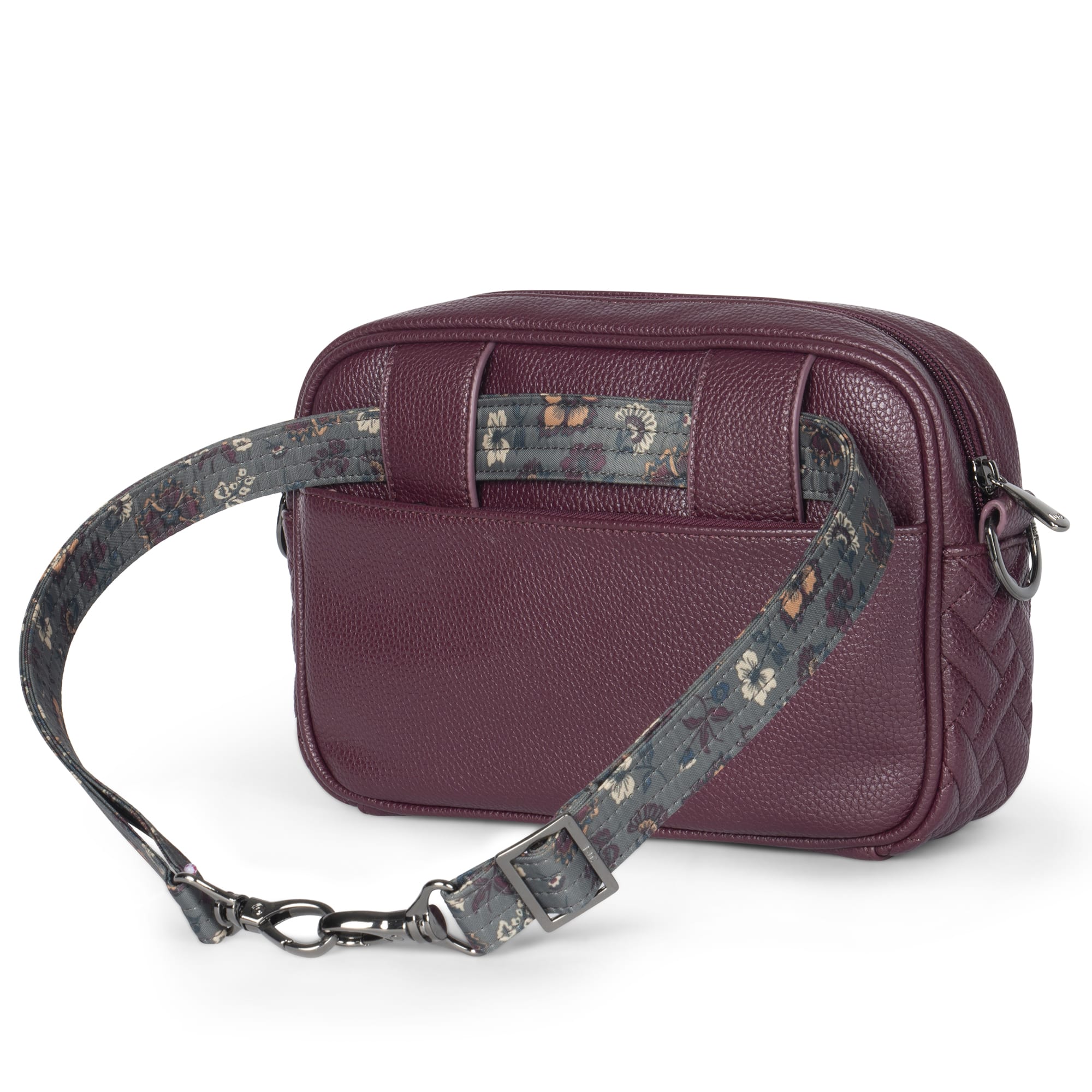 Carousel Classic VL Crossbody Bag - WINE RED - CarouselVL_WineRed_02_2_1