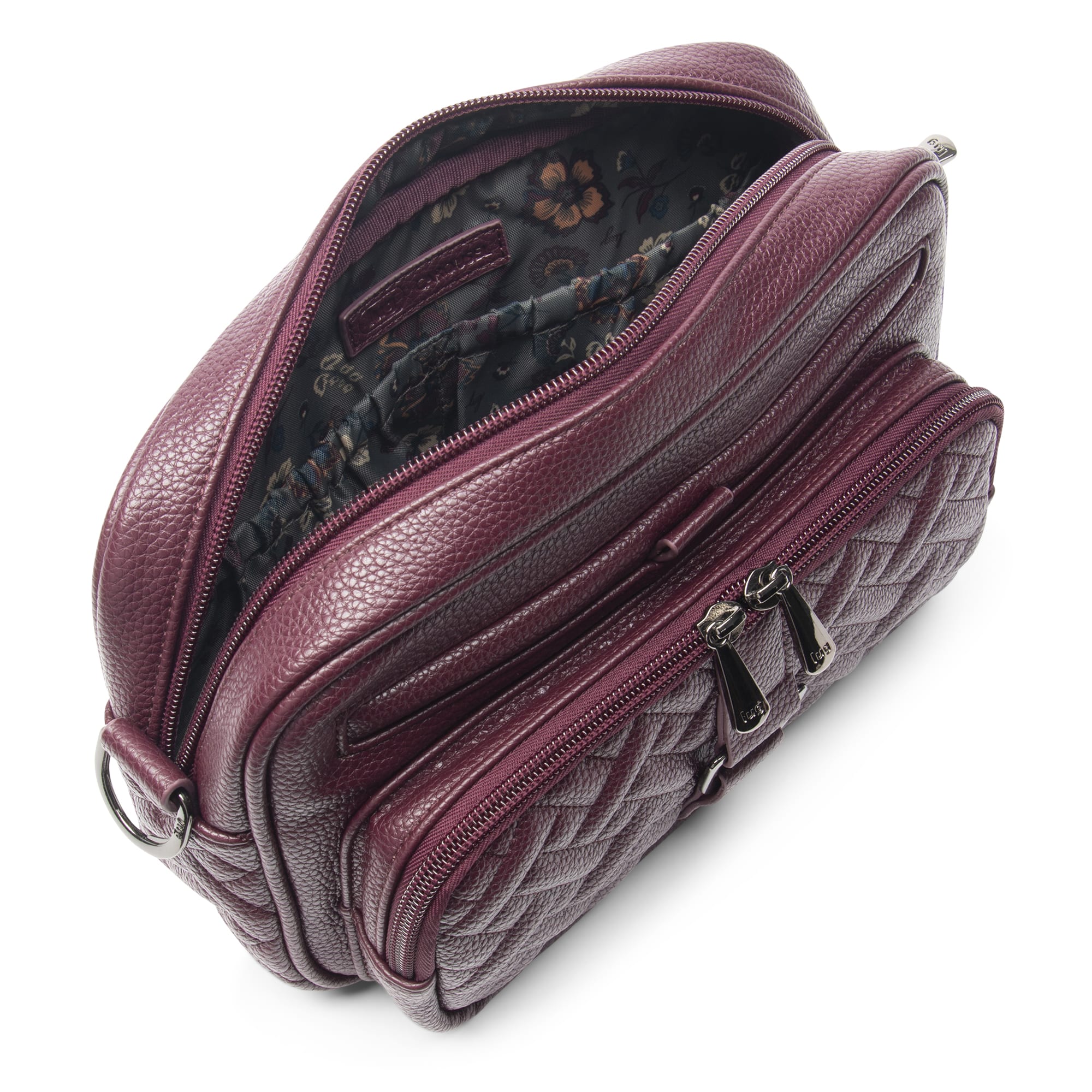 Carousel Classic VL Crossbody Bag - WINE RED - CarouselVL_WineRed_05