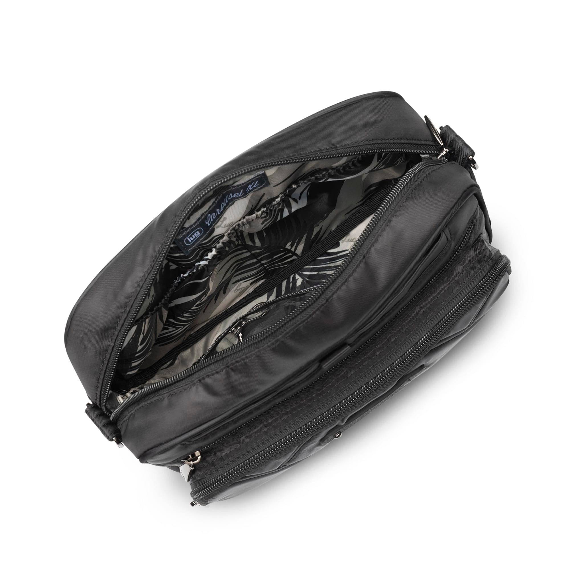 Carousel XL 2 Crossbody Bag - - CarouselXL2wCharmBar_Black_05