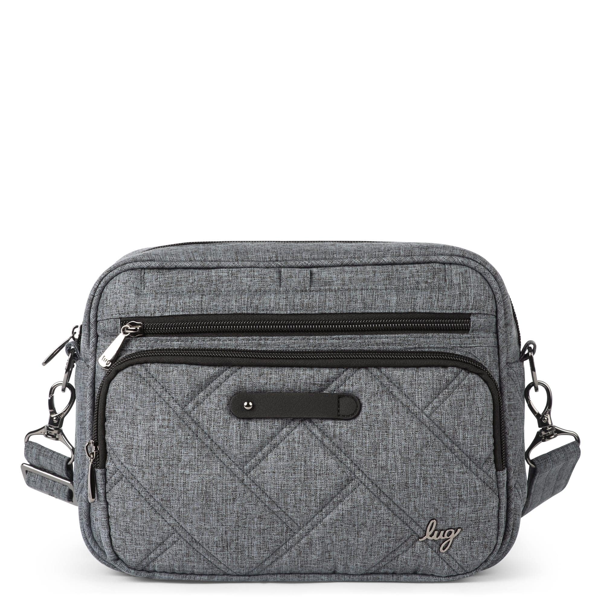 Carousel XL 2 Crossbody Bag - HEATHER GREY - CarouselXL2wCharmBar_Heather_Grey_01