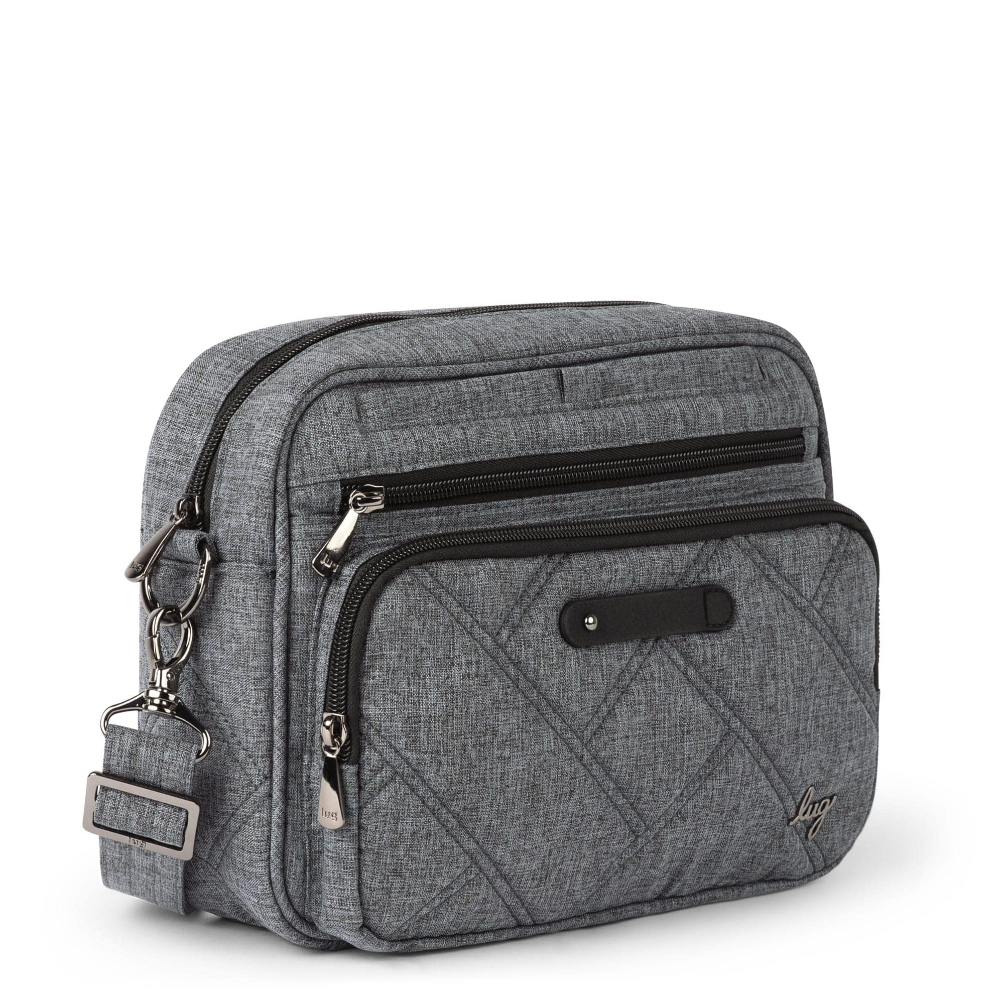 Carousel XL 2 Crossbody Bag - HEATHER GREY - CarouselXL2wCharmBar_Heather_Grey_02