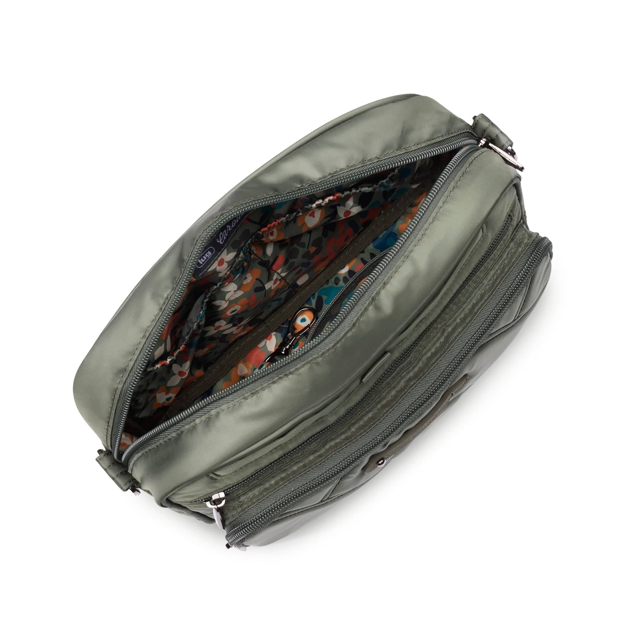 Carousel XL 2 Crossbody Bag - OLIVE GREEN - CarouselXL2wCharmBar_OliveGreen_05