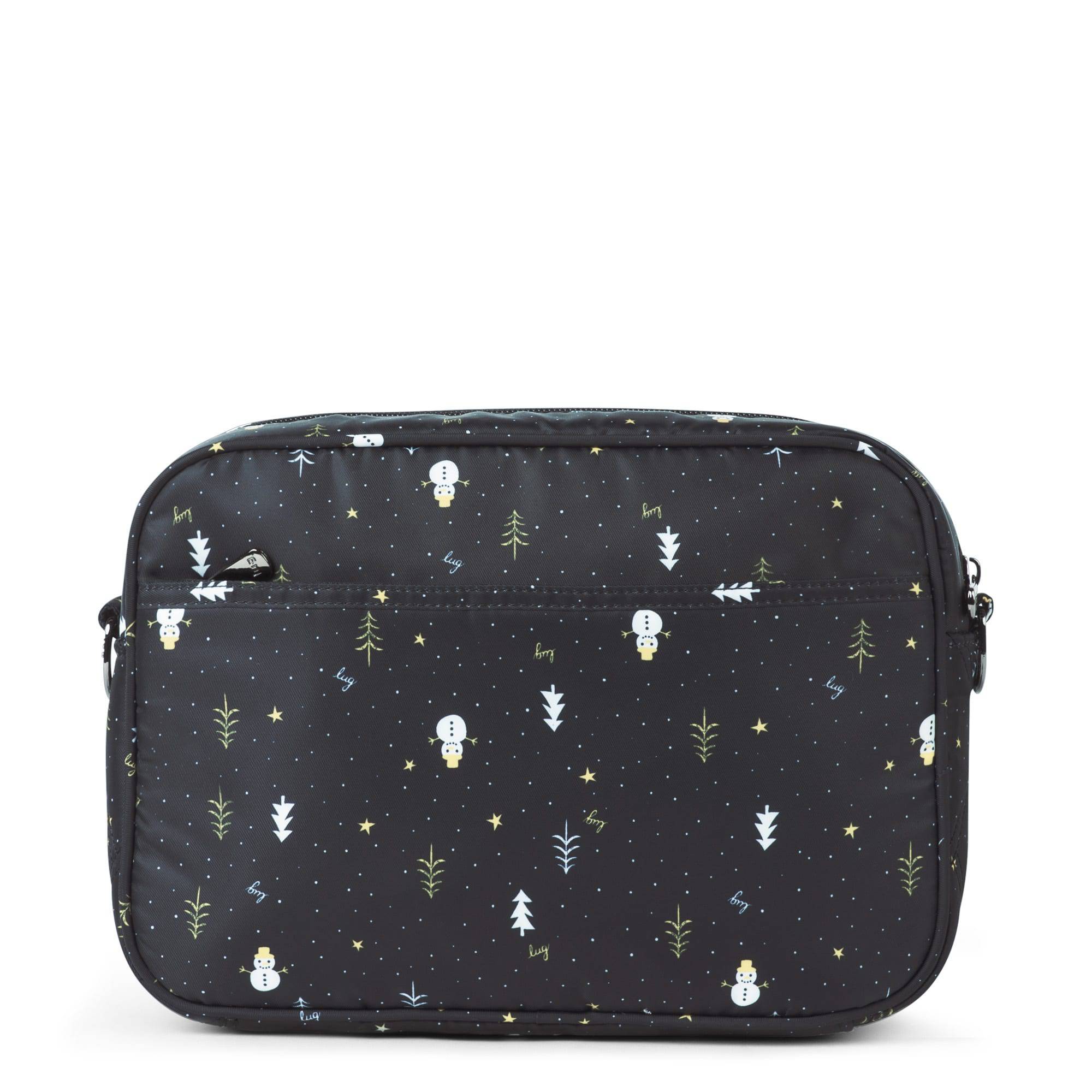 Carousel XL 2 Crossbody Bag - SAND TAUPE - CarouselXL2wCharmBar_SnowmanTrees_04