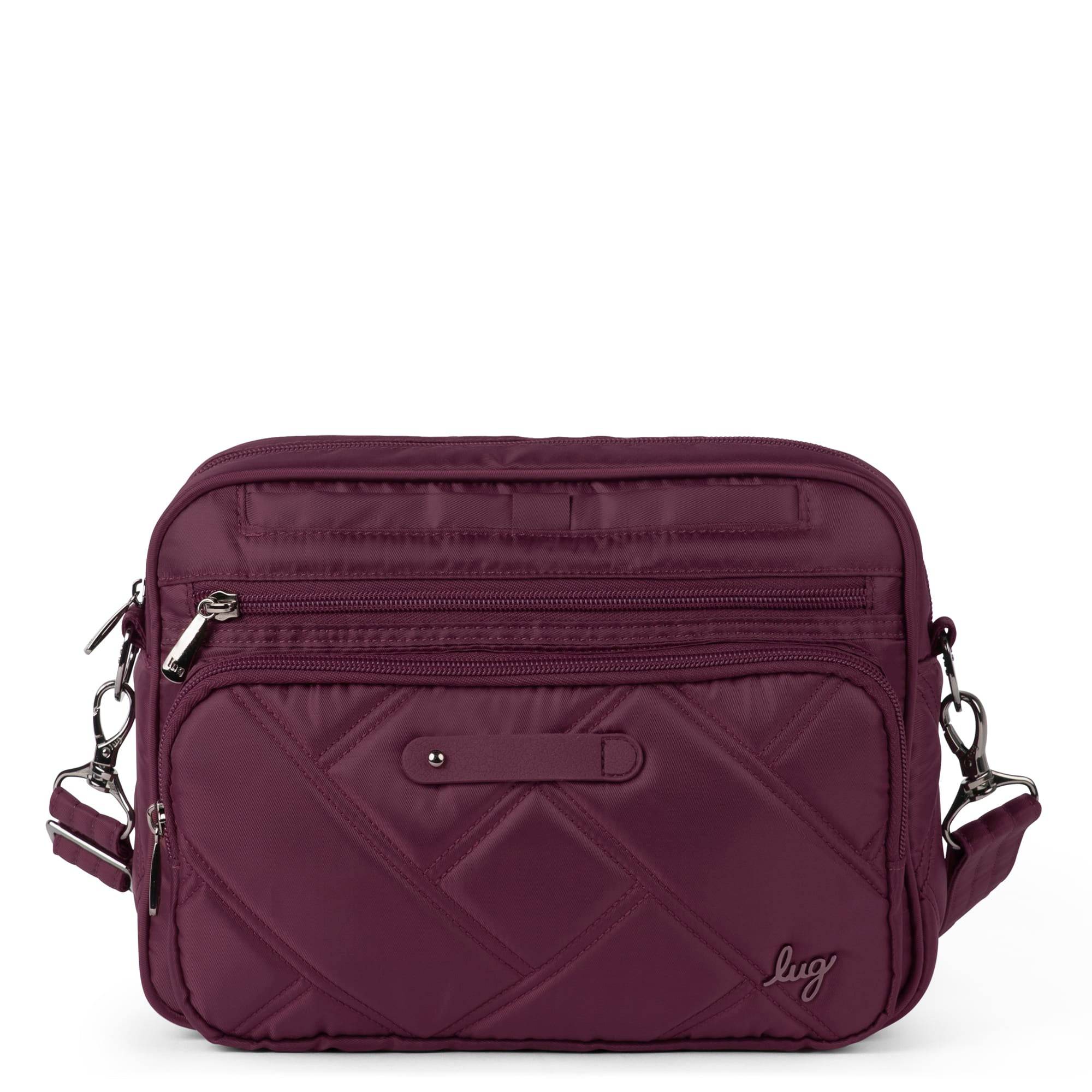 Carousel XL 2 Crossbody Bag - WINE RED - CarouselXL2wCharmBar_WineRed_01