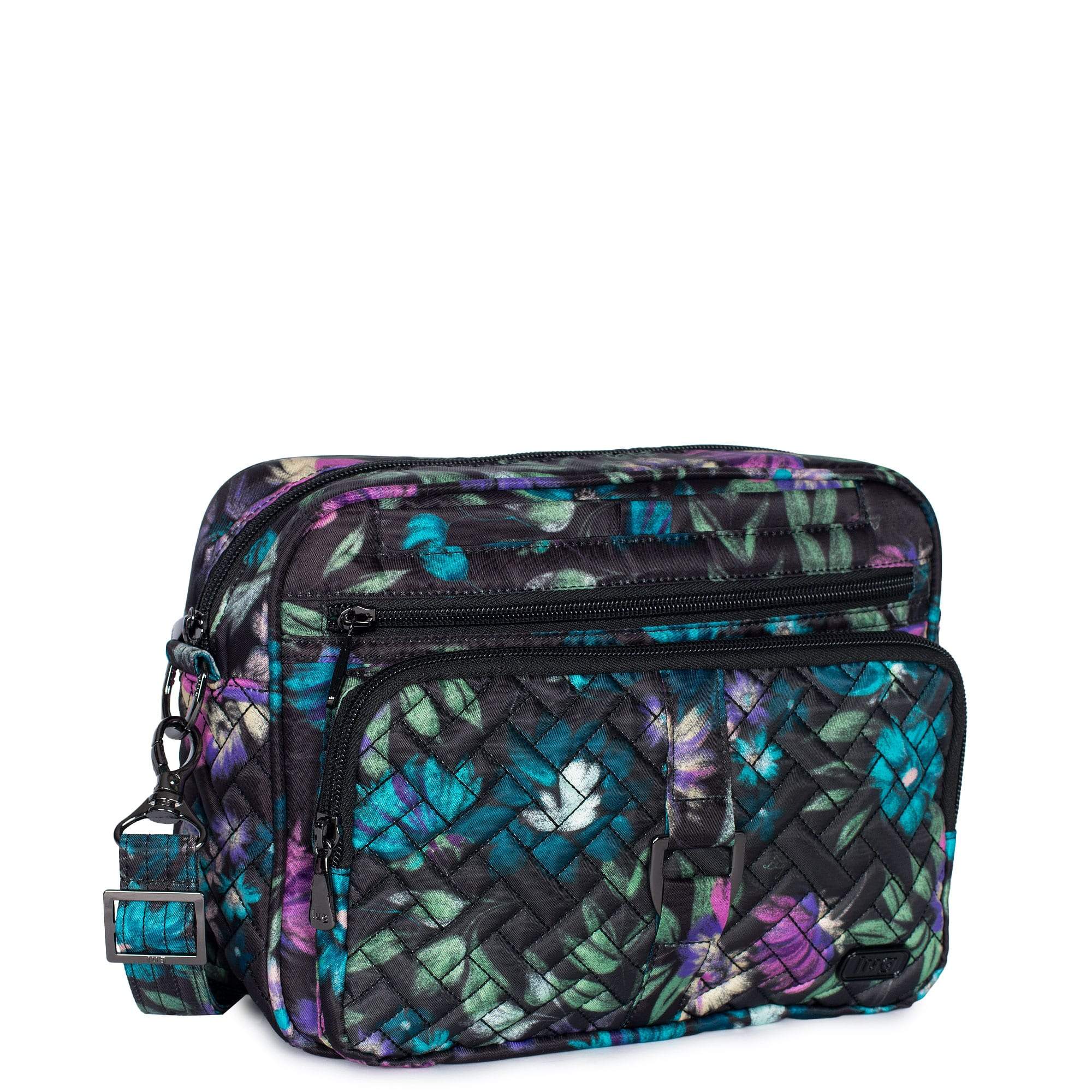 Carousel XL Crossbody Bag - BLOOM BLACK - CarouselXL_BloomBlack_02_0193ab0b-f211-4489-a50e-0b59eb24df82