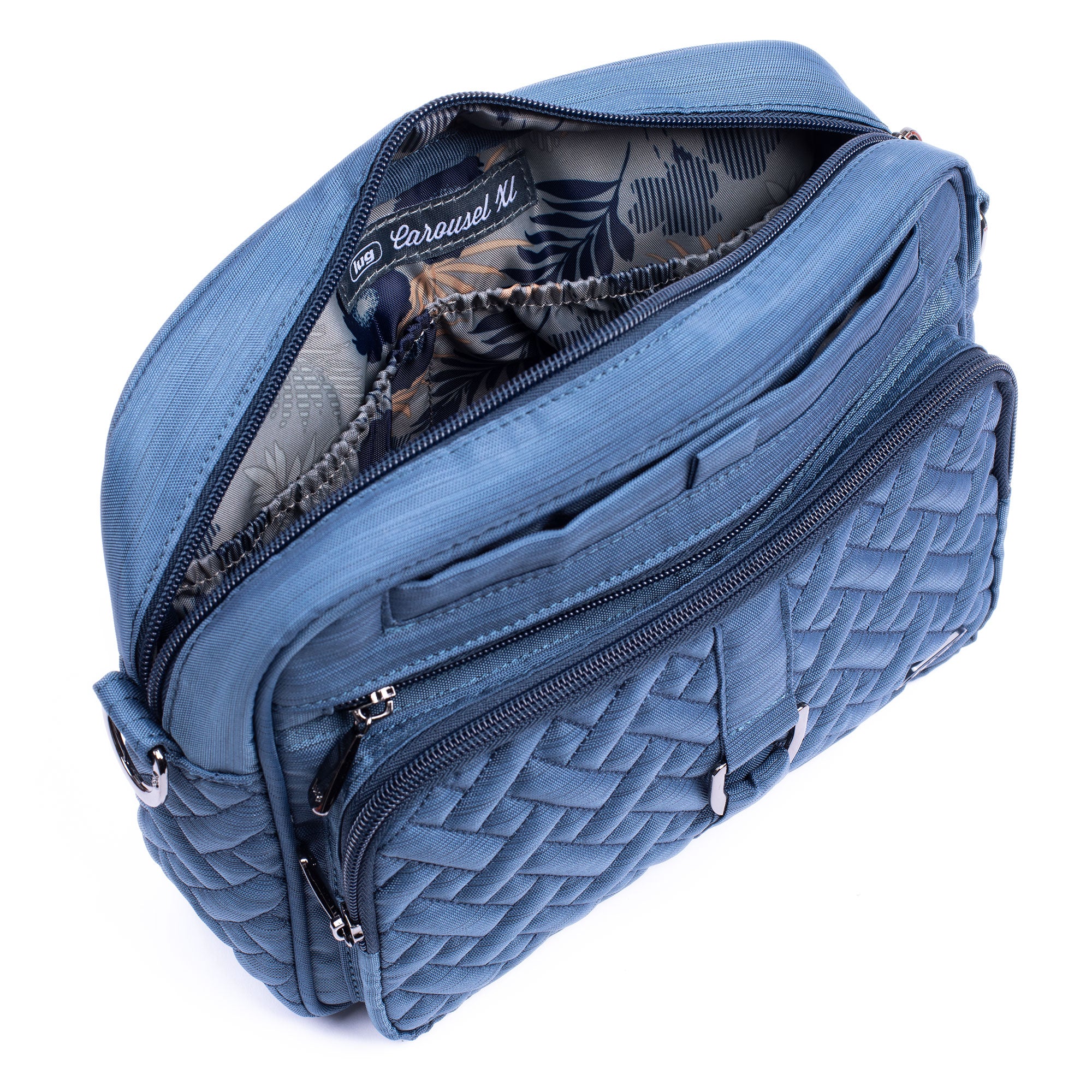 Carousel XL Crossbody Bag - BRUSHED BLUE - CarouselXL_BrushedBlue_05