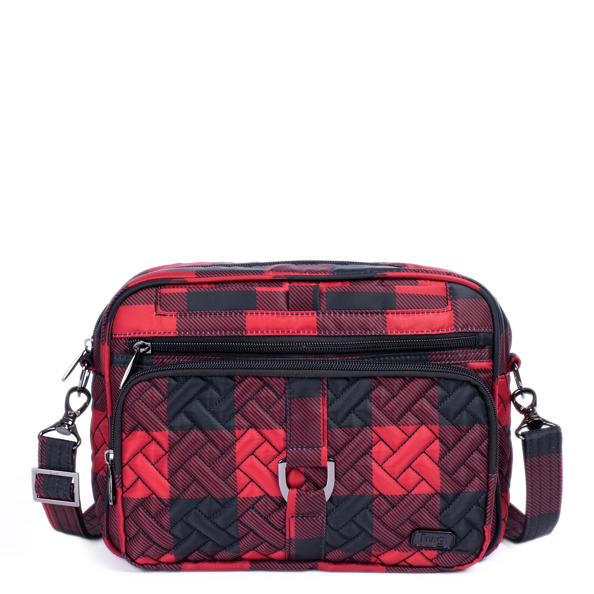 Carousel XL Crossbody Bag - BUFFALO CHECK RED - CarouselXL_BuffaloCheckRed_01