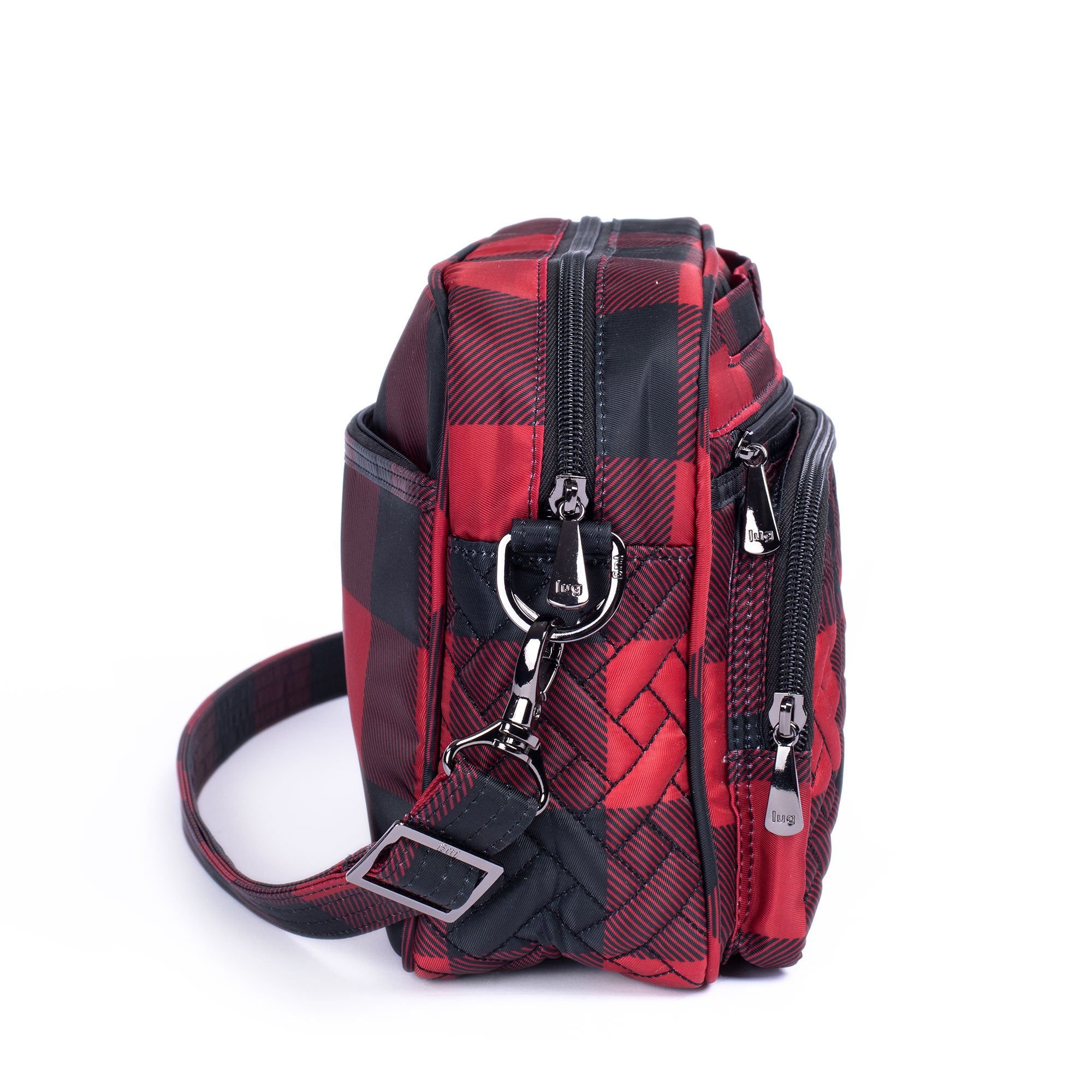 Carousel XL Crossbody Bag - BUFFALO CHECK RED - CarouselXL_BuffaloCheckRed_03