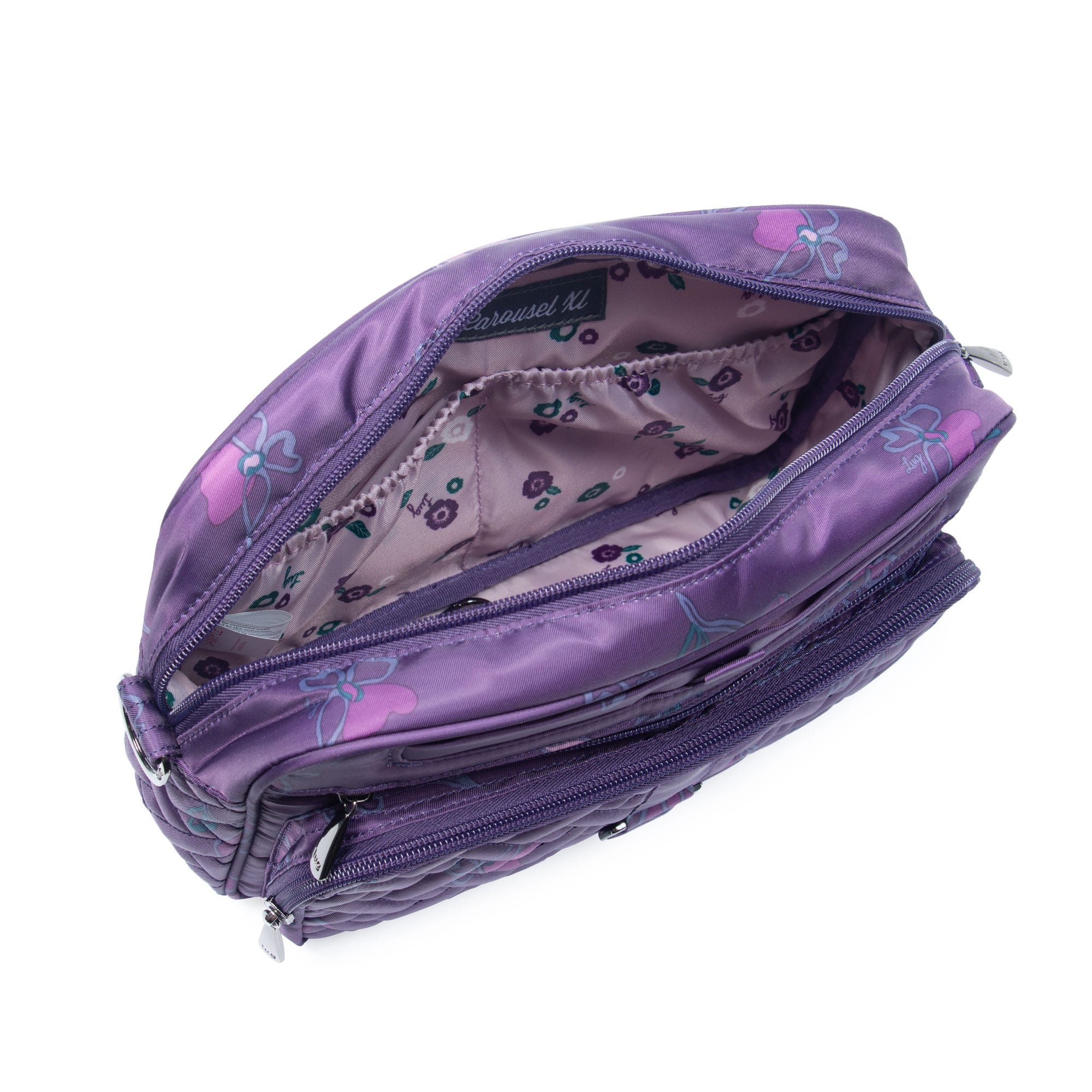 Carousel XL Crossbody Bag - FLORET PURPLE - CarouselXL_FloretPurple_05