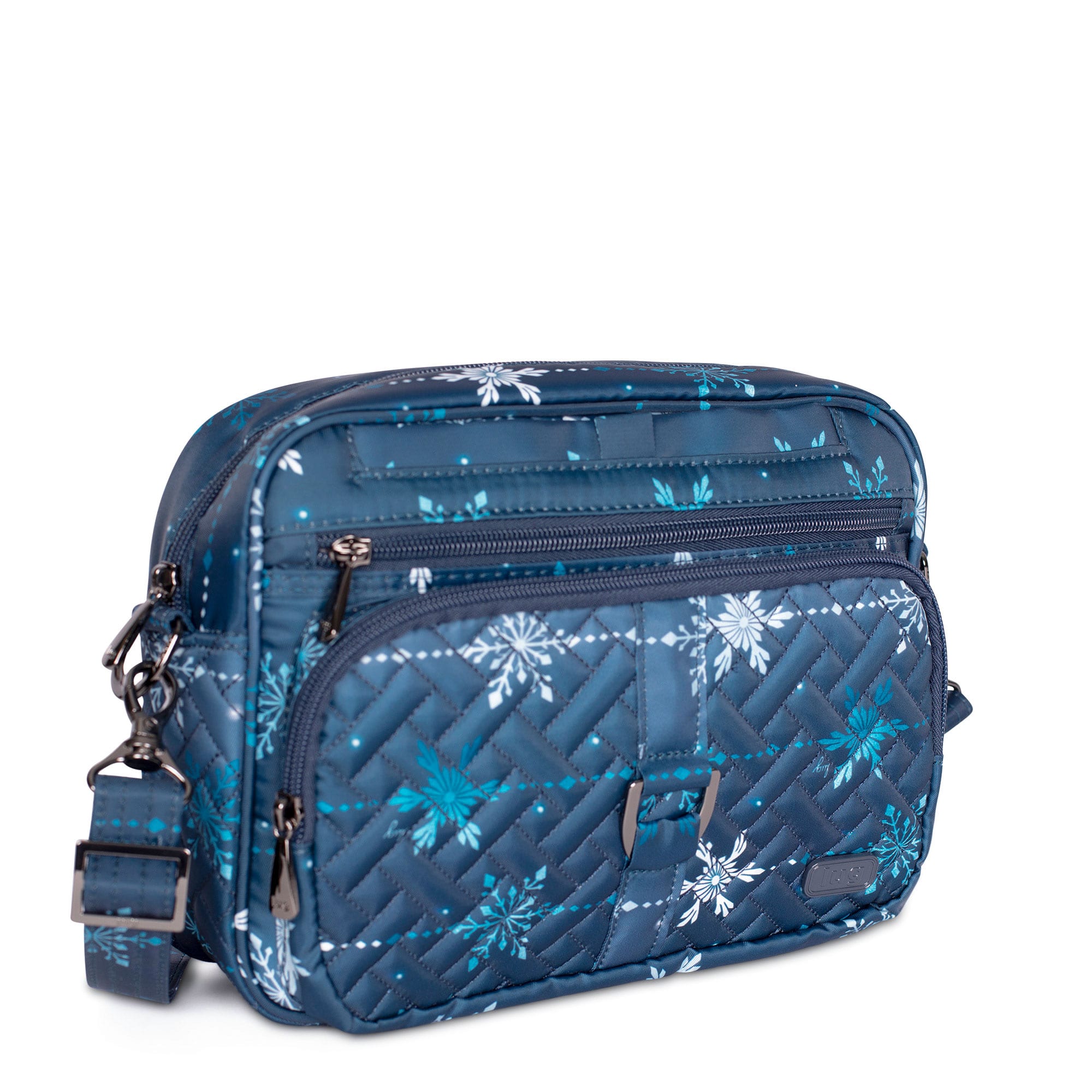 Carousel XL Crossbody Bag - SNOWFLAKE NAVY - CarouselXL_SnowflakeNavy_02