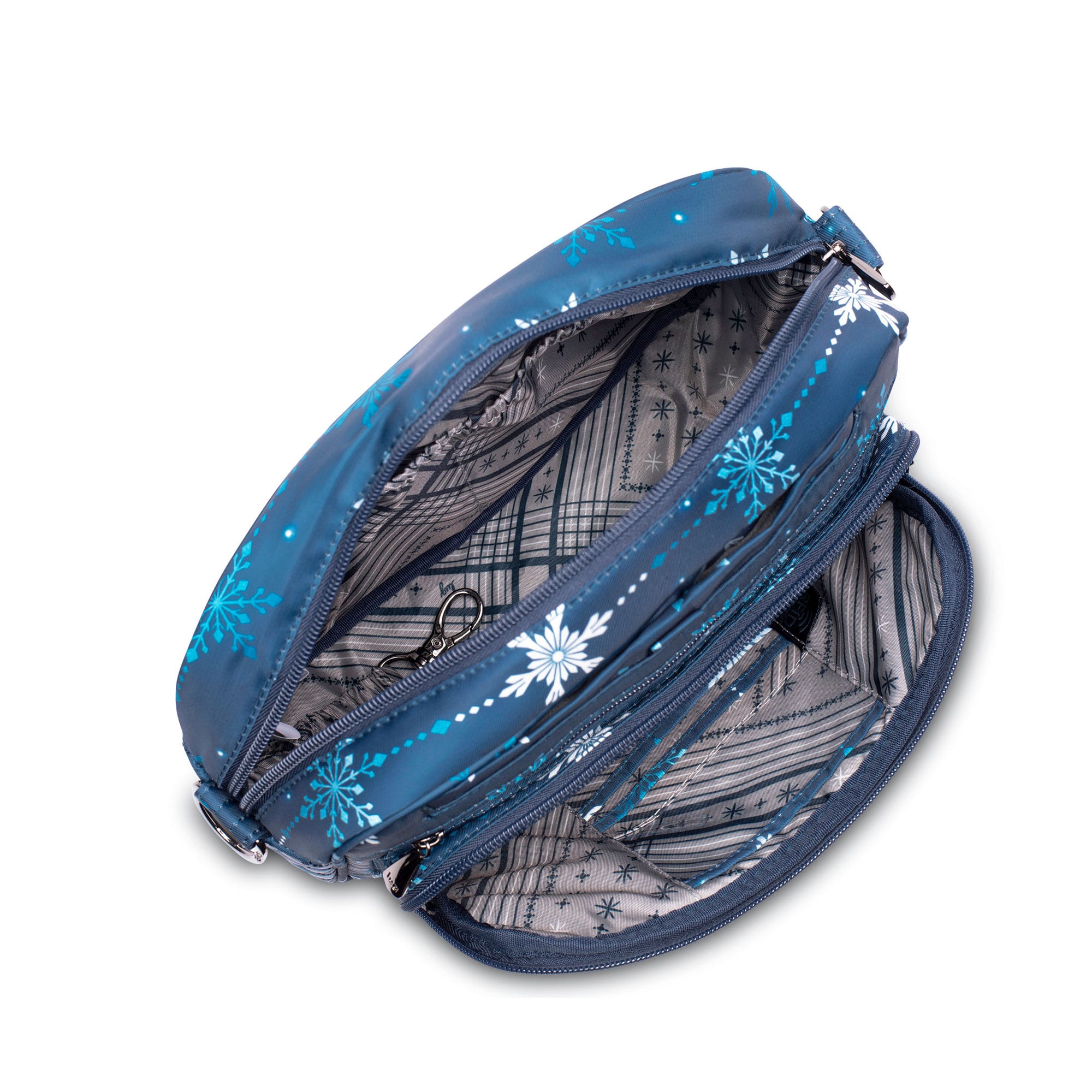 Carousel XL Crossbody Bag - SNOWFLAKE NAVY - CarouselXL_SnowflakeNavy_05