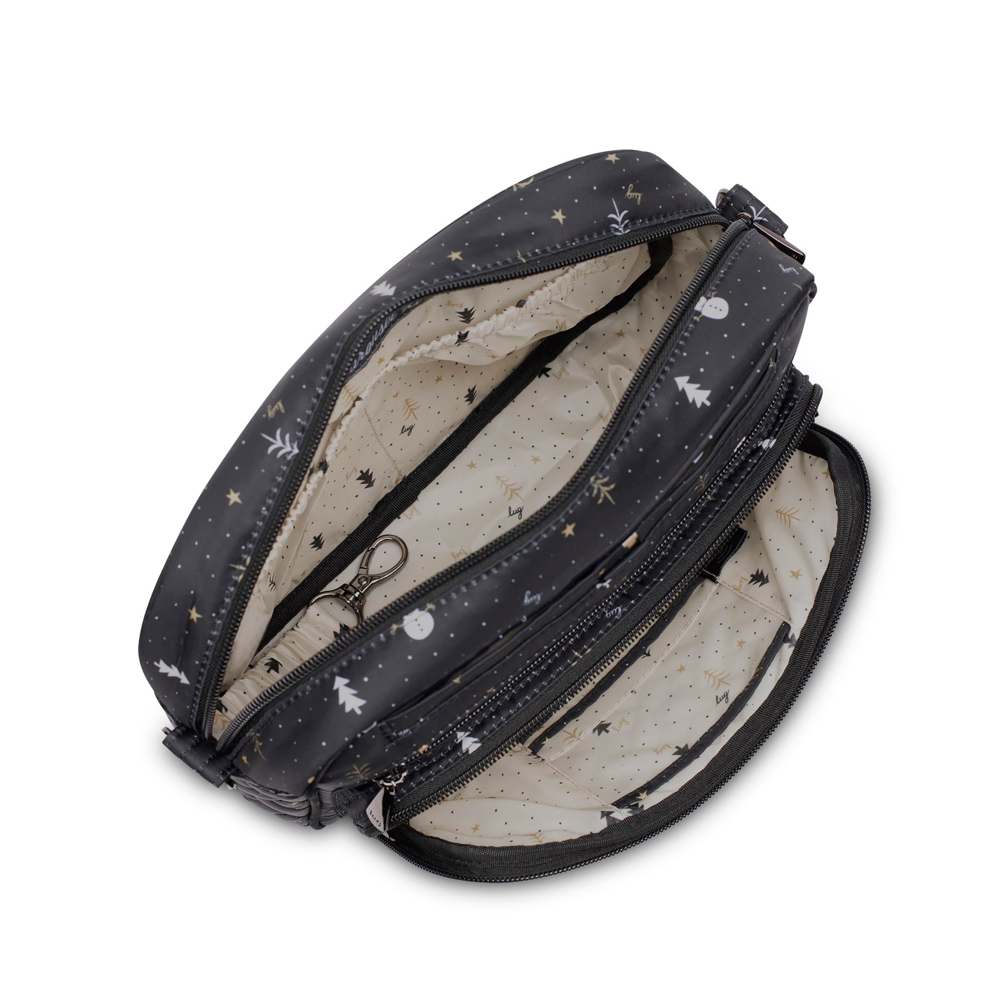 Carousel XL Crossbody Bag - SNOWMAN TREES - CarouselXL_SnowmanTrees_05