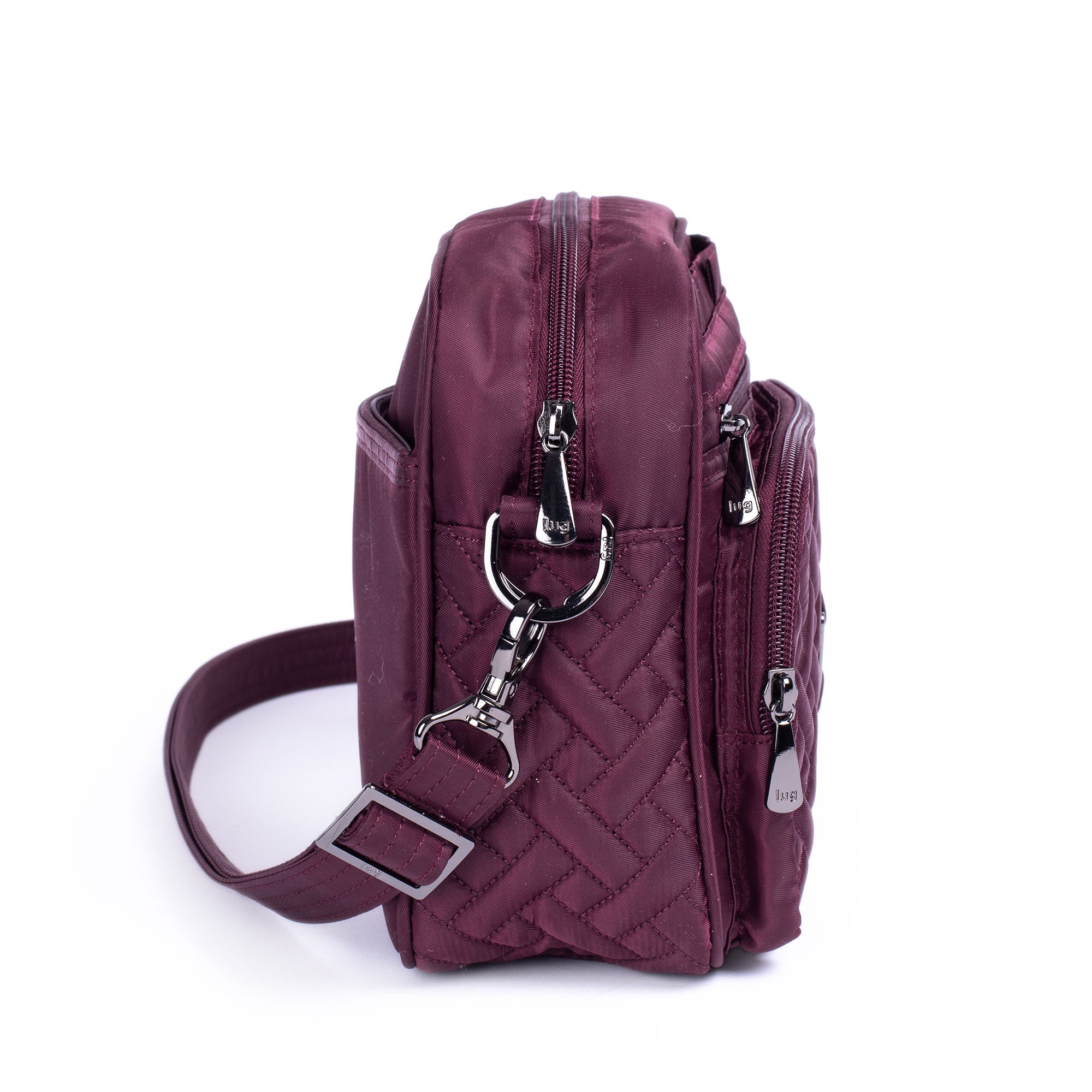 Carousel XL Crossbody Bag - WINE RED - CarouselXL_WineRed_03