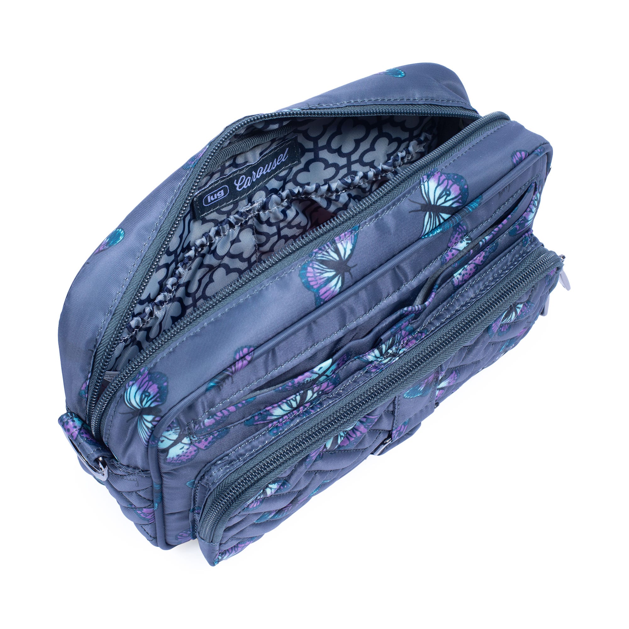 Carousel Convertible Crossbody Bag - BLUSH PINK - Carousel_ButterflyGrey_05