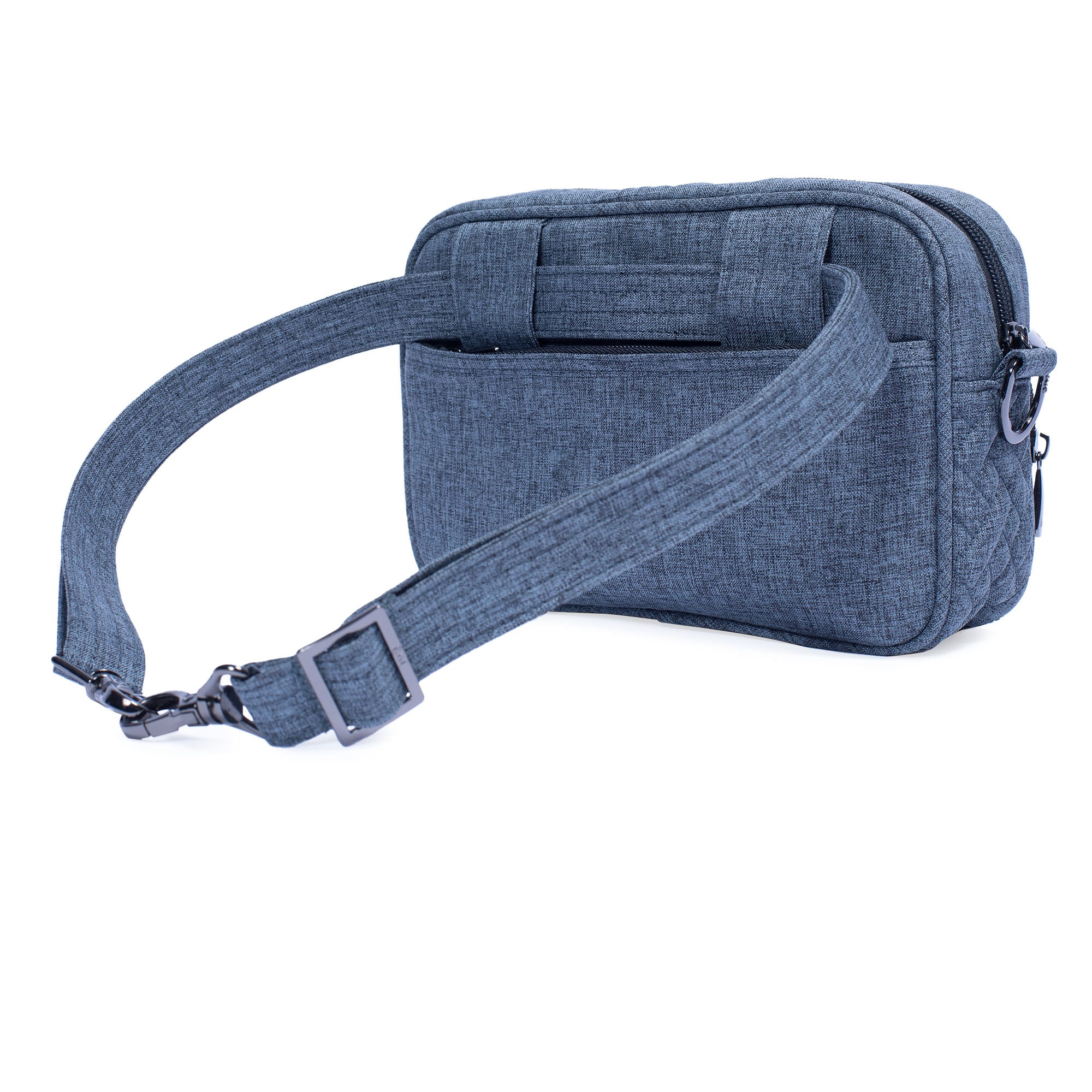 Carousel Convertible Crossbody Bag - HEATHER GREY - Carousel_HRGrey_04