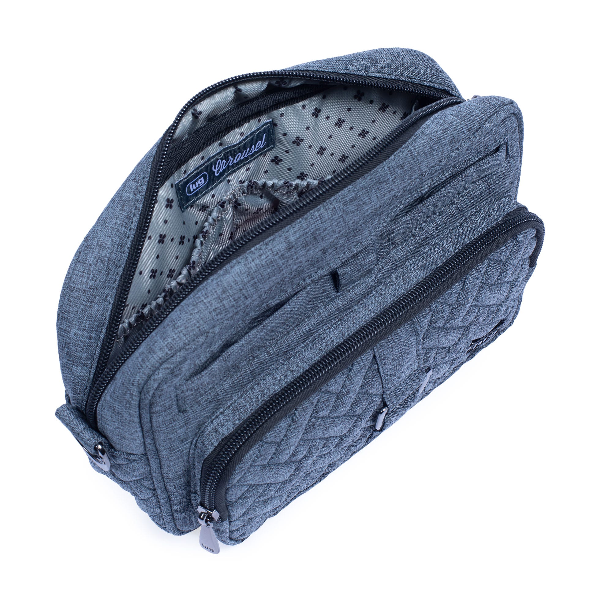 Carousel Convertible Crossbody Bag - HEATHER GREY - Carousel_HRGrey_05