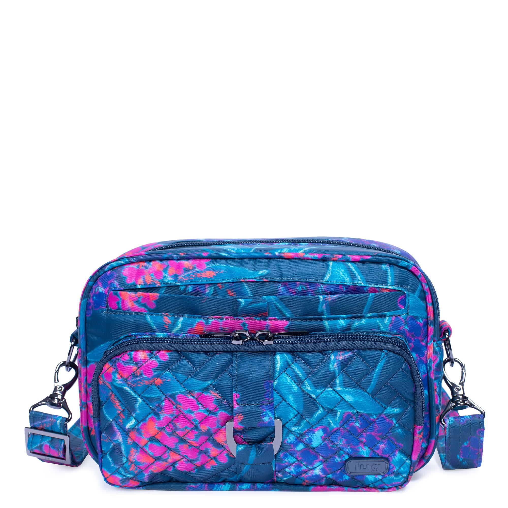 Carousel Convertible Crossbody Bag - HYDRANGEA NAVY - Carousel_HydrangeaNavy_01