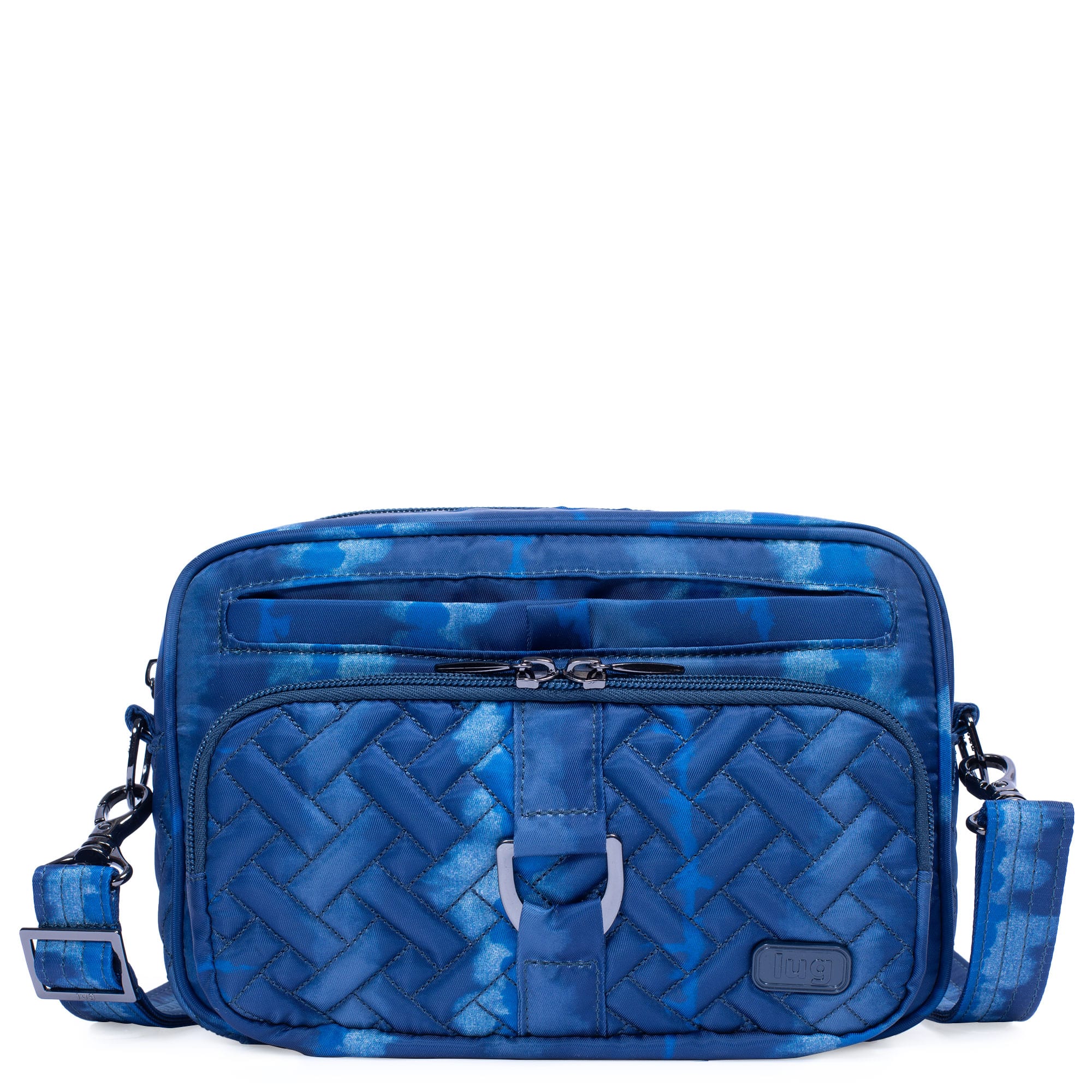 Carousel Convertible Crossbody Bag - HYDRANGEA NAVY - Carousel_ShiboriBlue_01