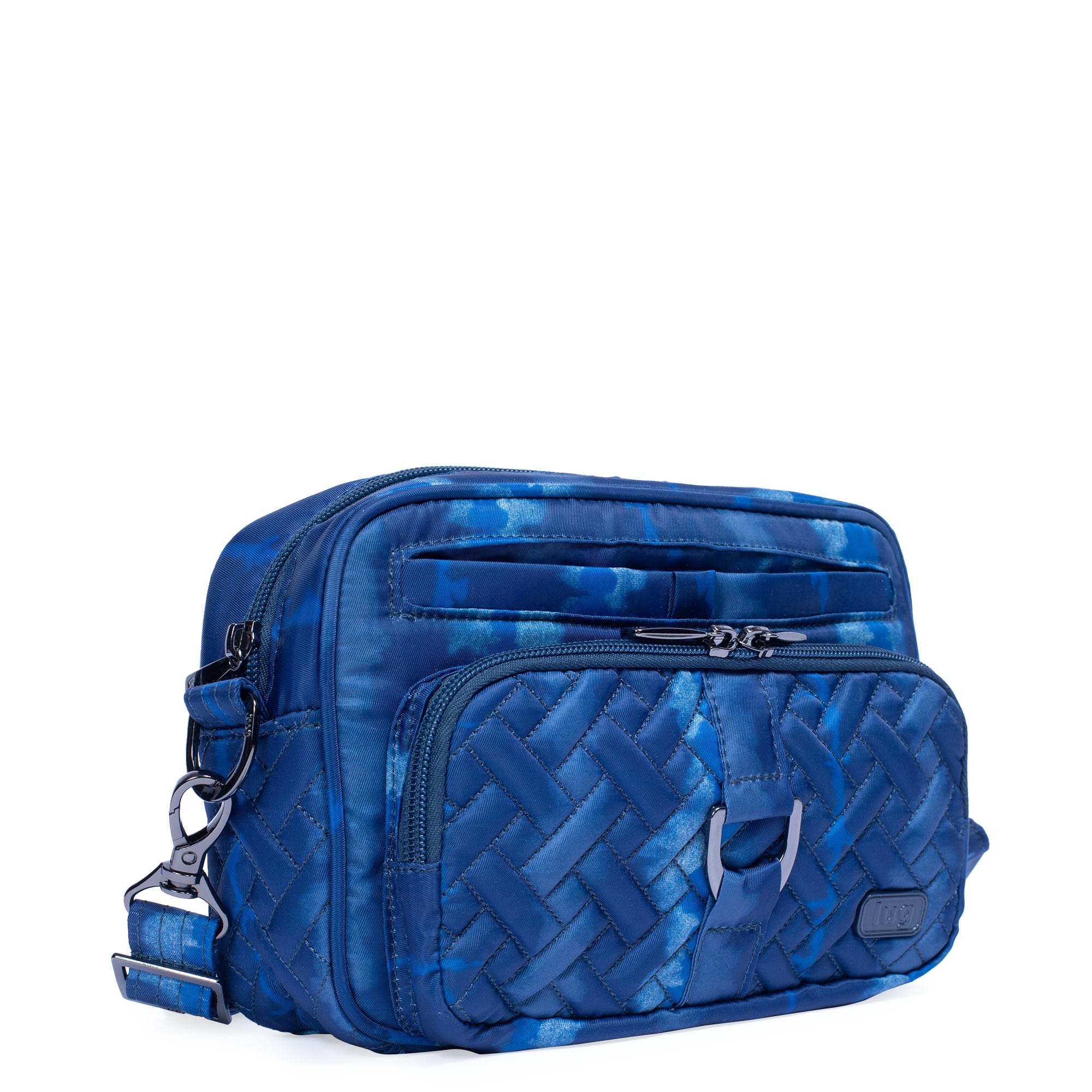 Carousel Convertible Crossbody Bag - HYDRANGEA NAVY - Carousel_ShiboriBlue_02