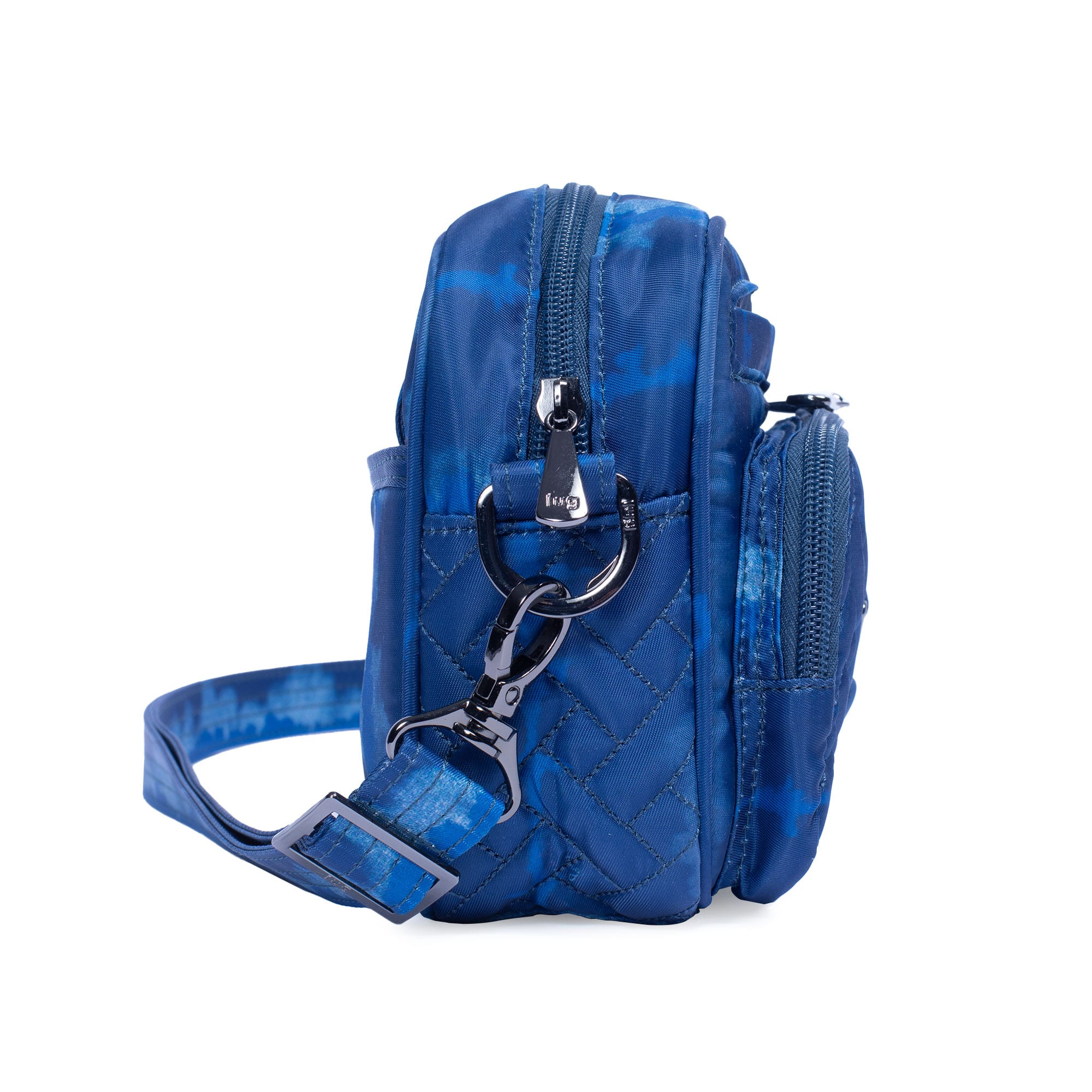 Carousel Convertible Crossbody Bag - HYDRANGEA NAVY - Carousel_ShiboriBlue_03