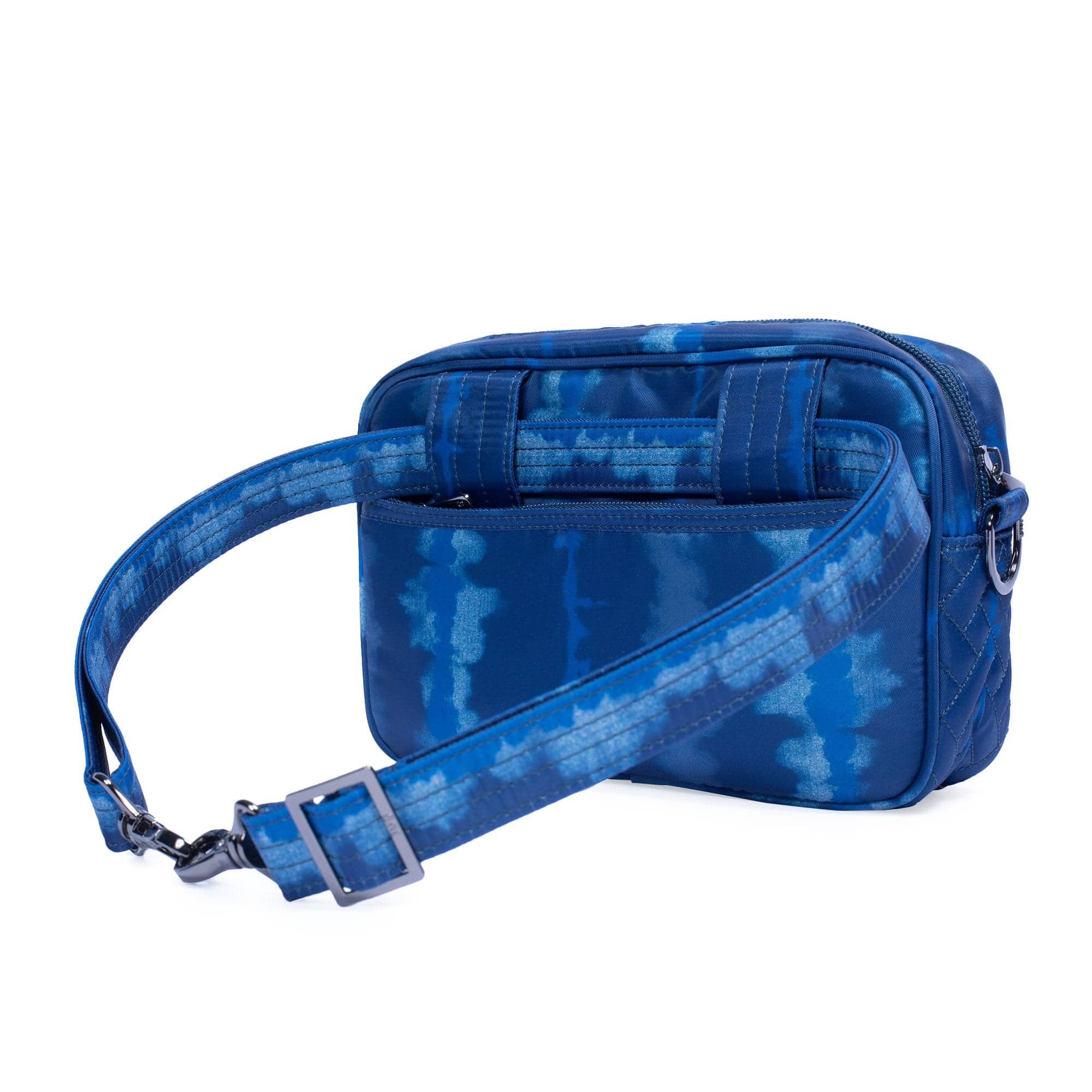 Carousel Convertible Crossbody Bag - HYDRANGEA NAVY - Carousel_ShiboriBlue_04