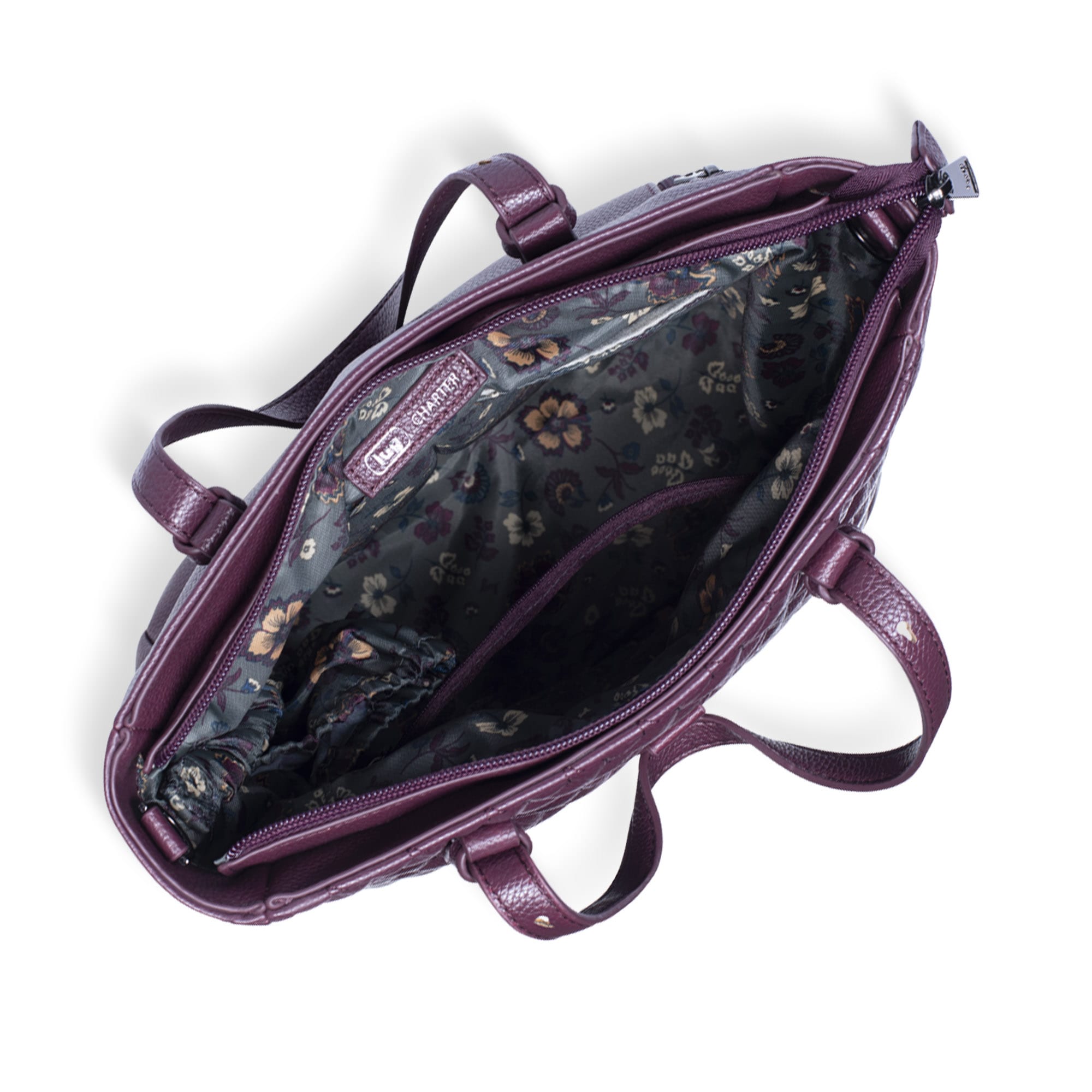 Charter Classic VL Convertible Tote Bag - WINE RED - CharterVL_WineRed_05