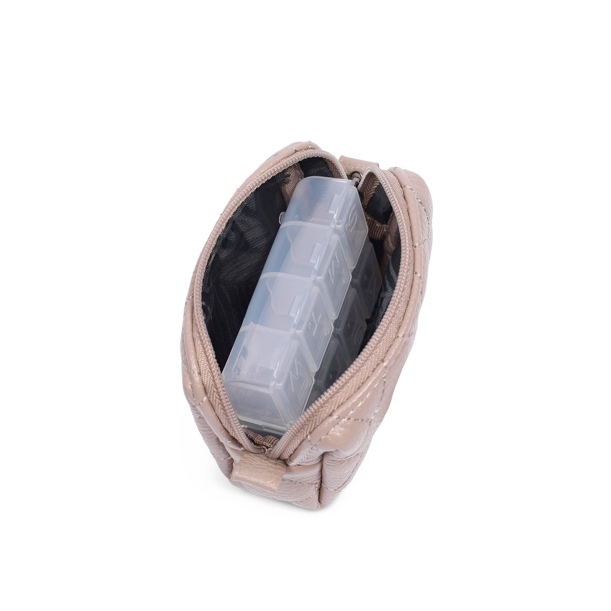 Choo Choo Mini Classic VL Pill Box - SAND - ChooChooMiniVL_VL_SandTaupe_05