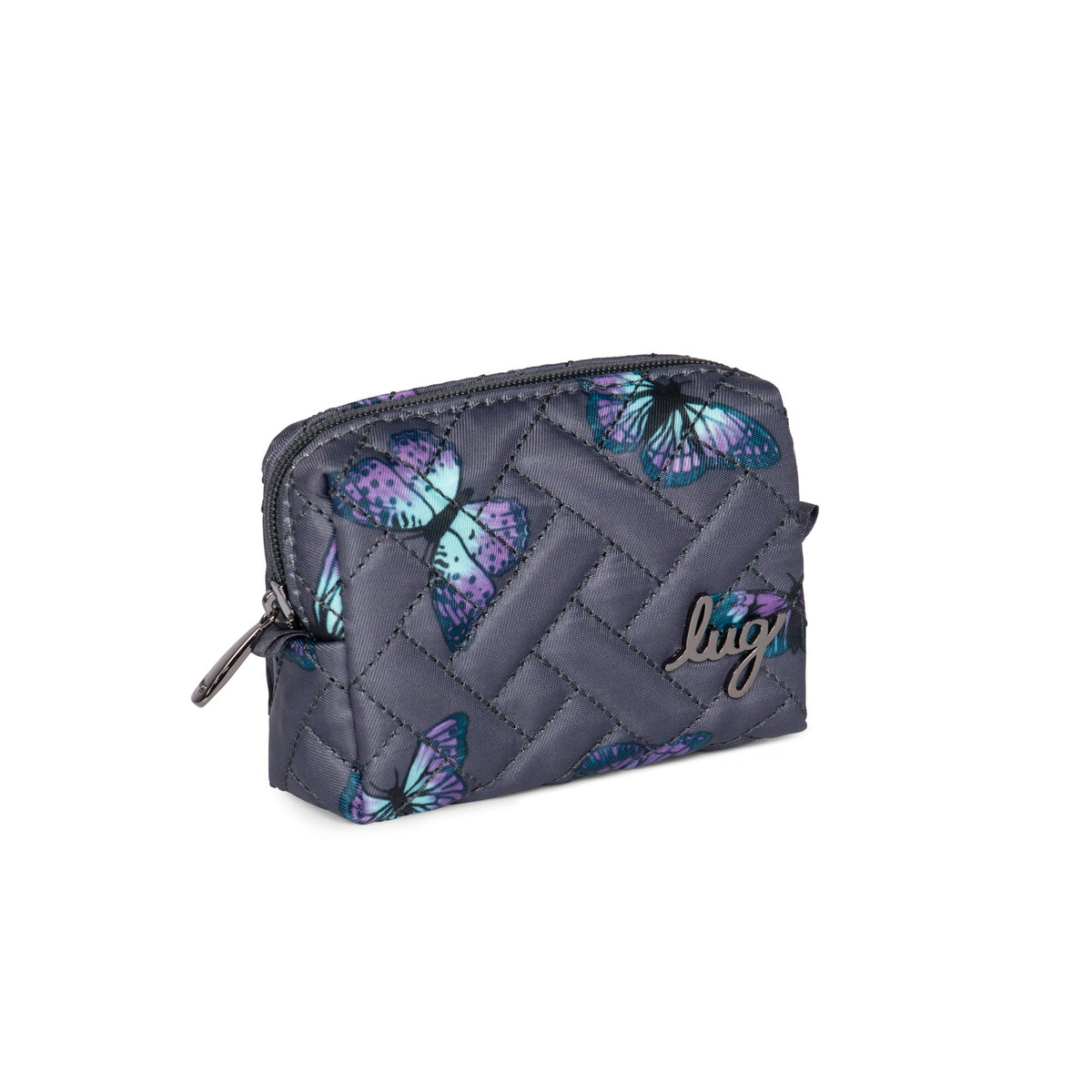 Choo Choo Mini Pill Box - BUTTERFLY GREY - ChooChooMini_ButterflyGrey_02