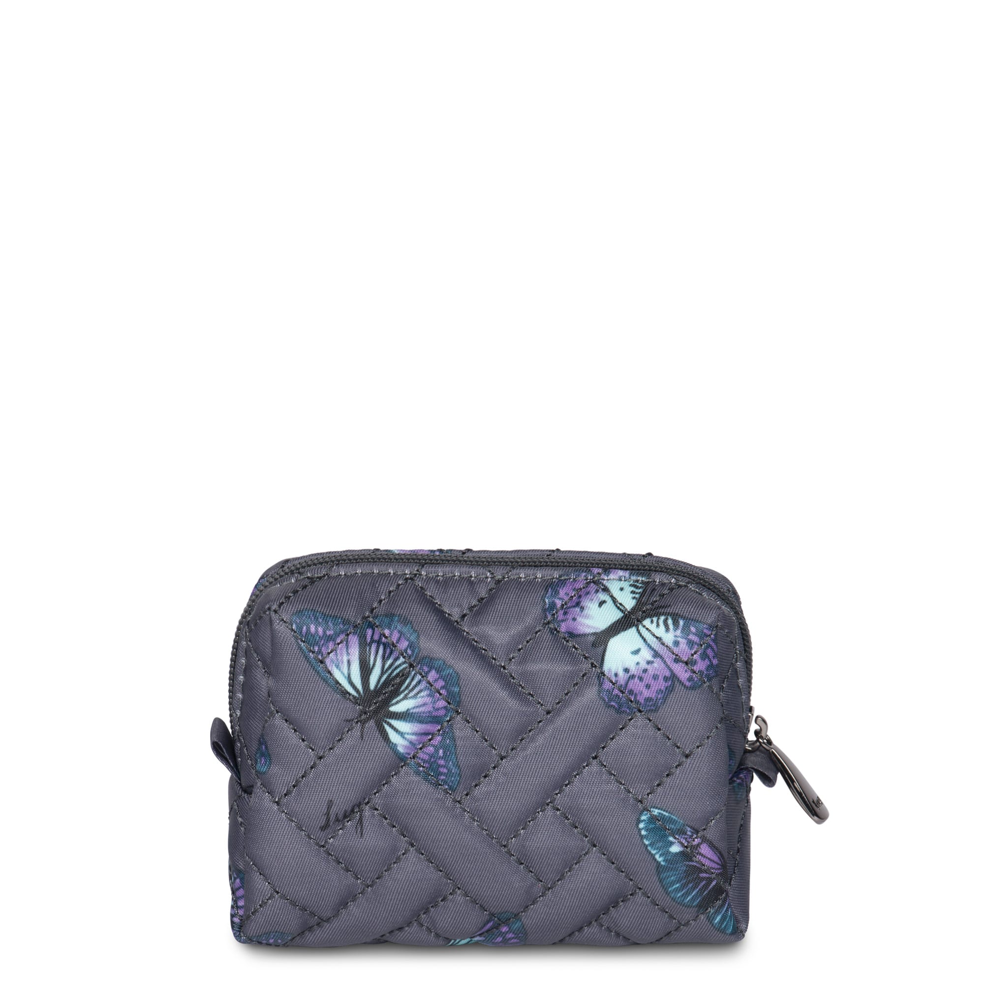 Choo Choo Mini Pill Box - BUTTERFLY GREY - ChooChooMini_ButterflyGrey_04