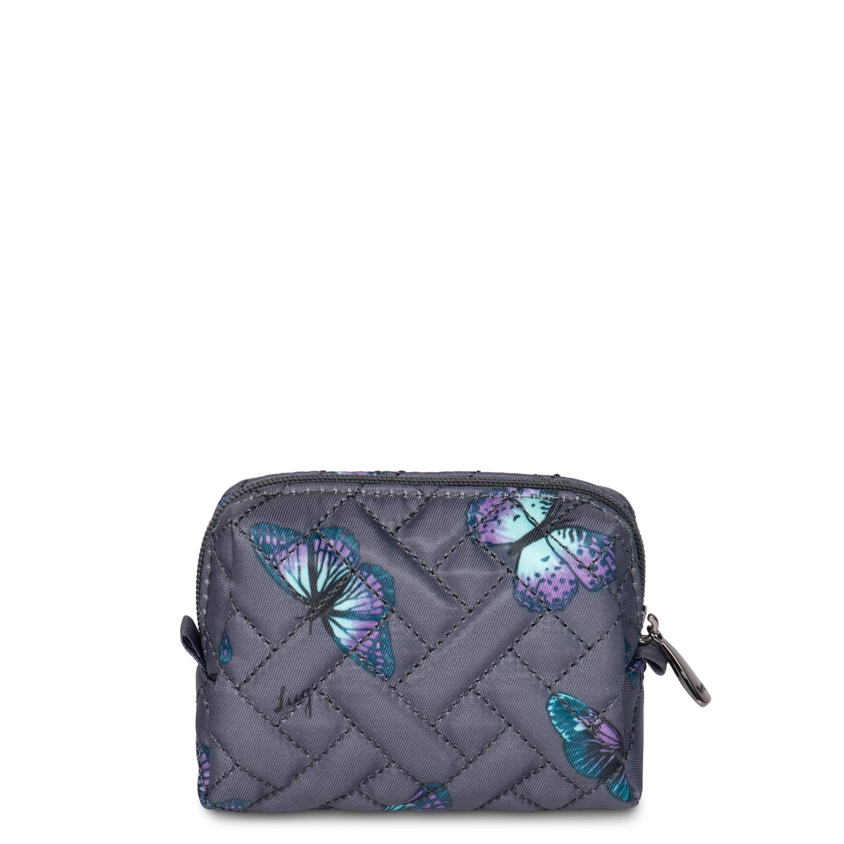 Choo Choo Mini Pill Box - BUTTERFLY GREY - ChooChooMini_ButterflyGrey_04