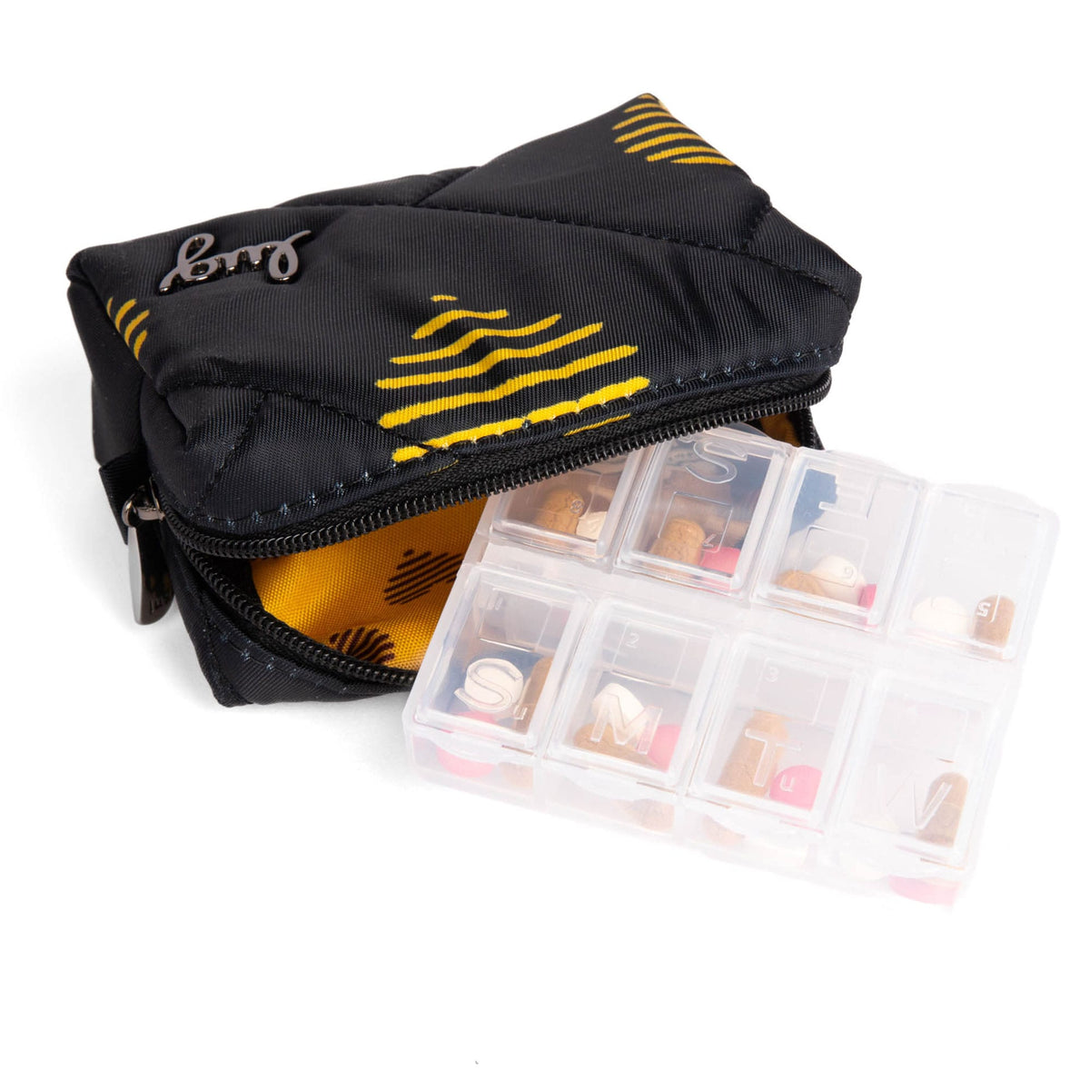 Choo Choo Mini Pill Box - HEARTS GOLD - ChooChooMini_HeartsGold_06_ab9ab205-71c2-428c-ad1d-aff880a480a5