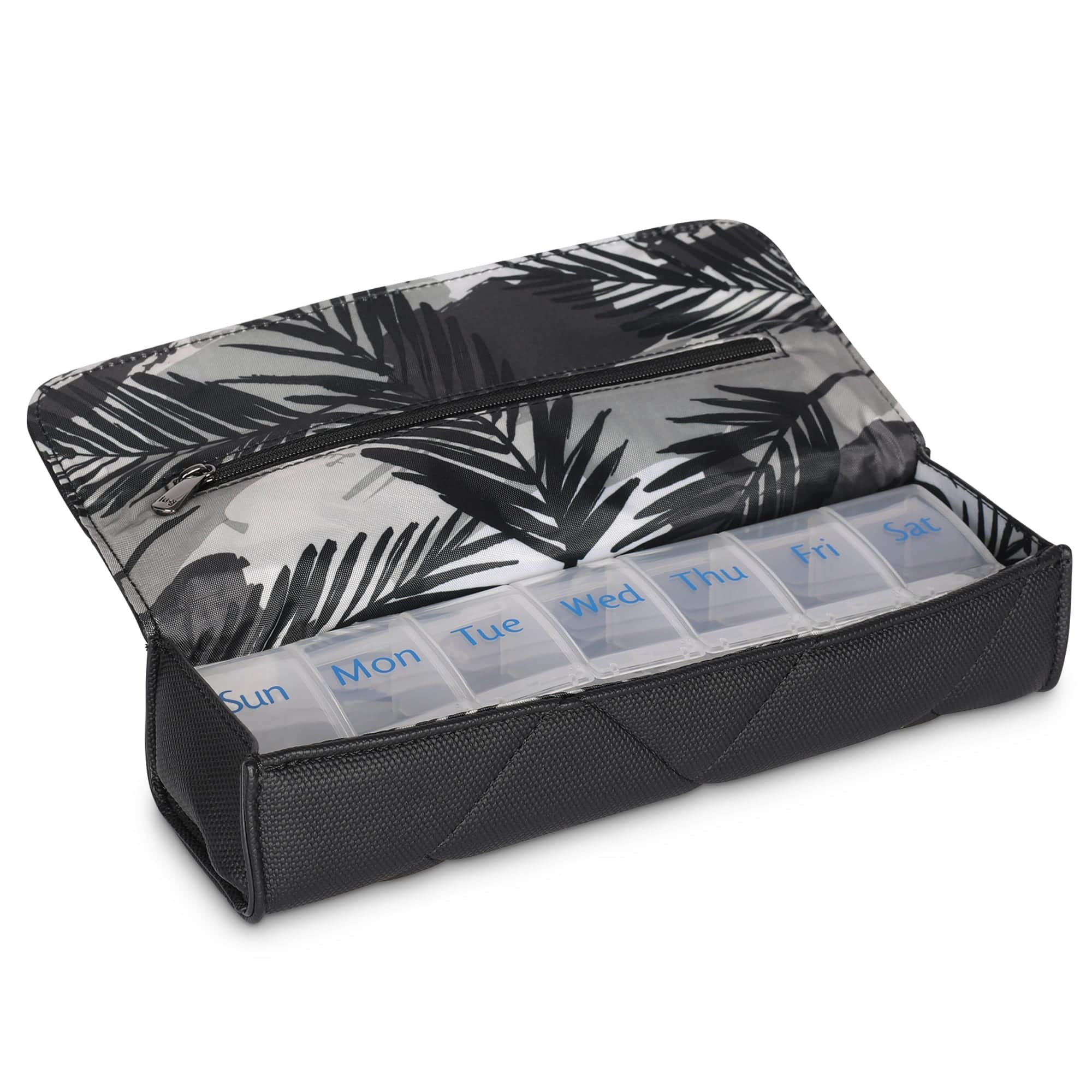 Choo Choo XL Matte Luxe VL Pill Organizer - BLACK - ChooChooXLMatteVL_Black_05